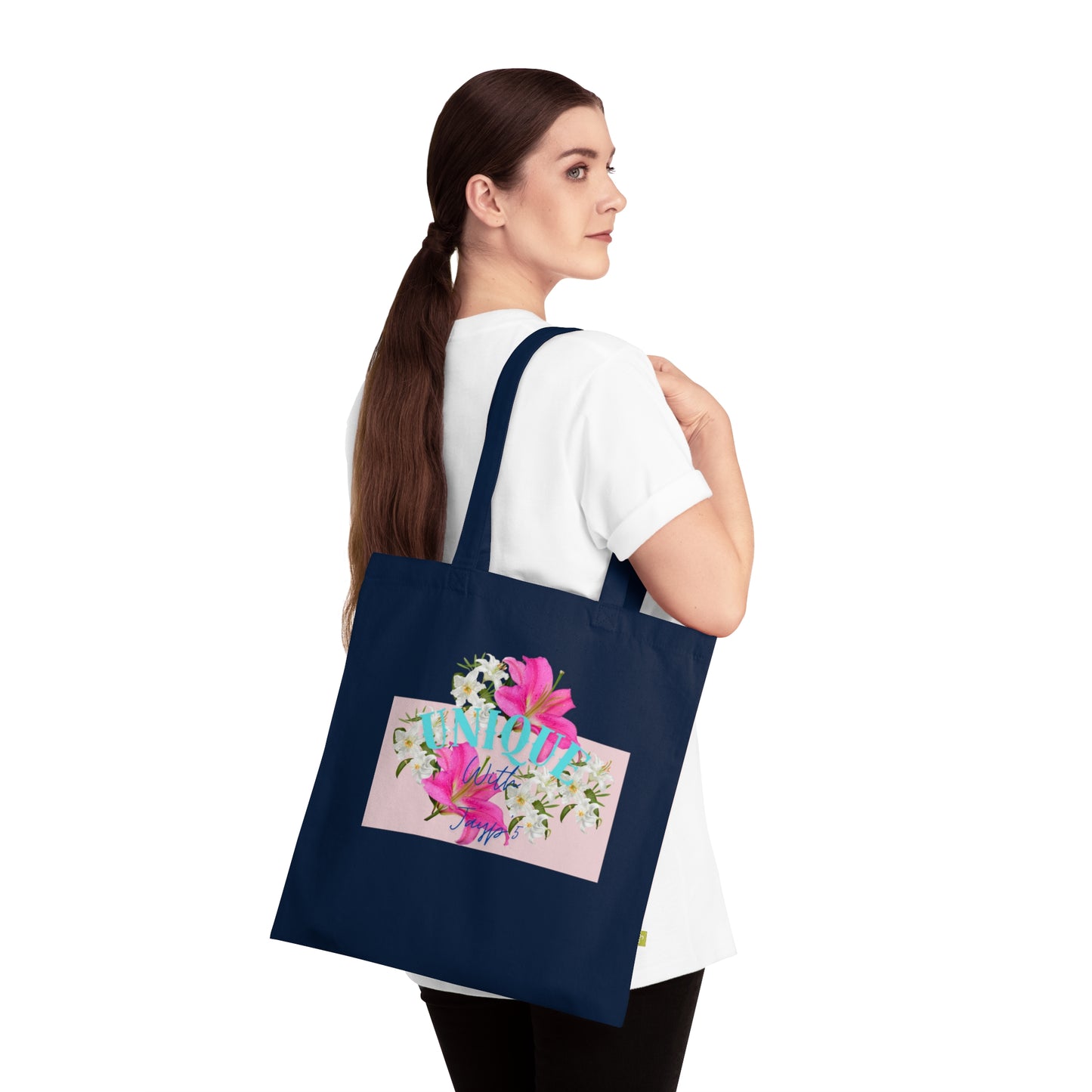 Jayp'5 Organic Cotton flowers 2 Tote Bag