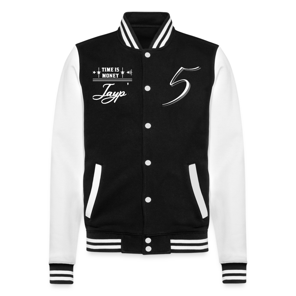 Jayp'5 Veste Baseball old school GSP V9 - noir/blanc