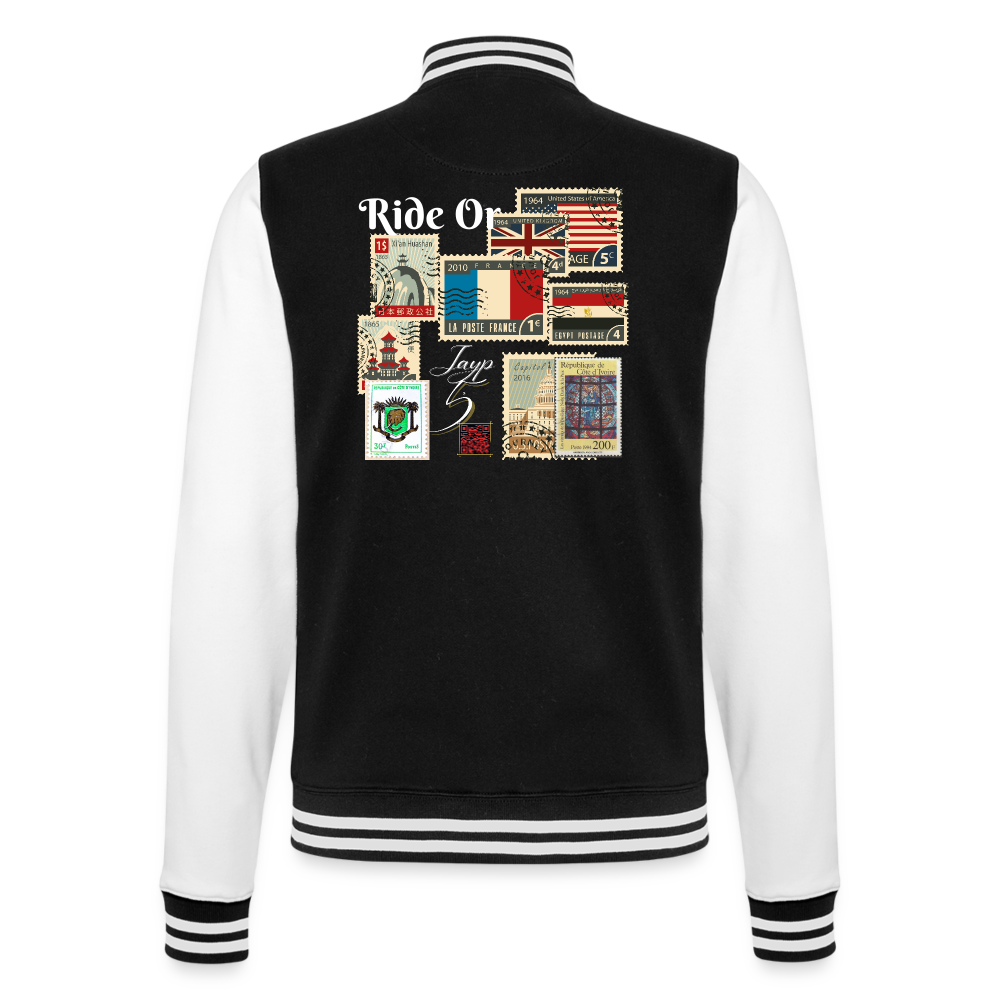 Jayp'5 Veste Baseball old school GSP V6 - noir/blanc