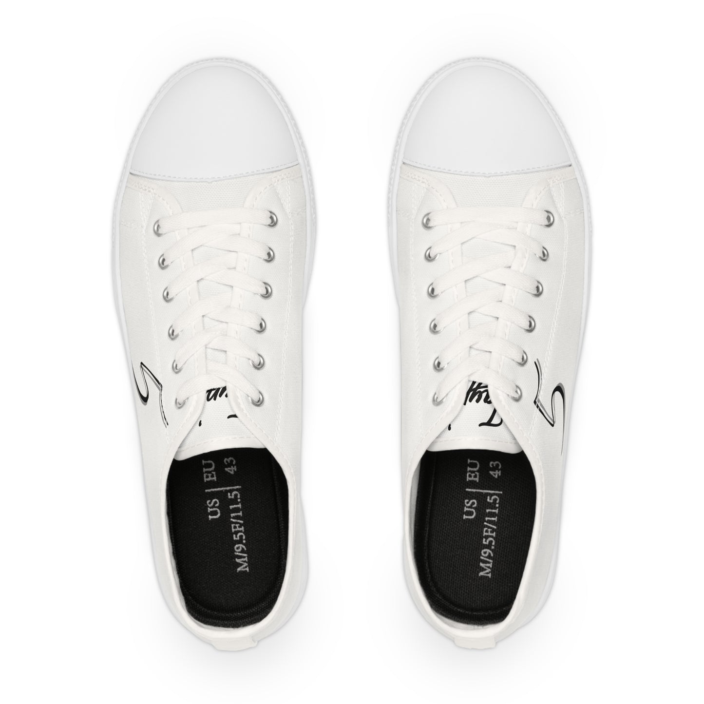 Jayp'5 Men's/Women Low Top Sneakers w/b