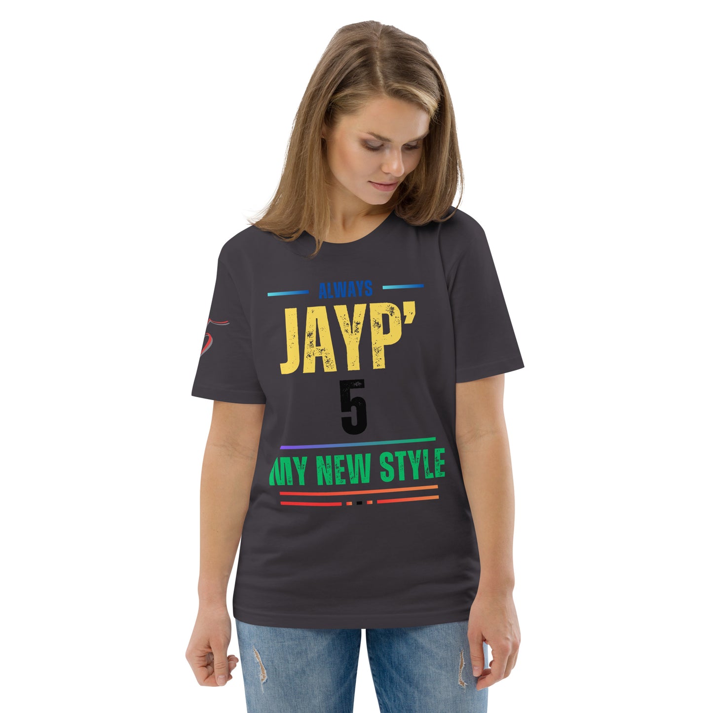 Jayp'5 Collection new style: Unisex T-shirt in thick organic cotton GPF V5