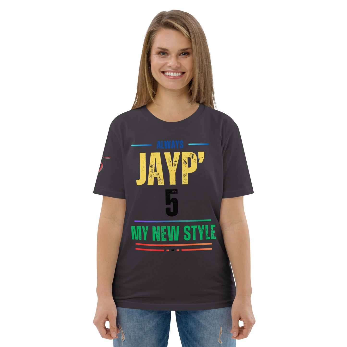 Jayp'5 Collection new style: Unisex T-shirt in thick organic cotton GPF V5