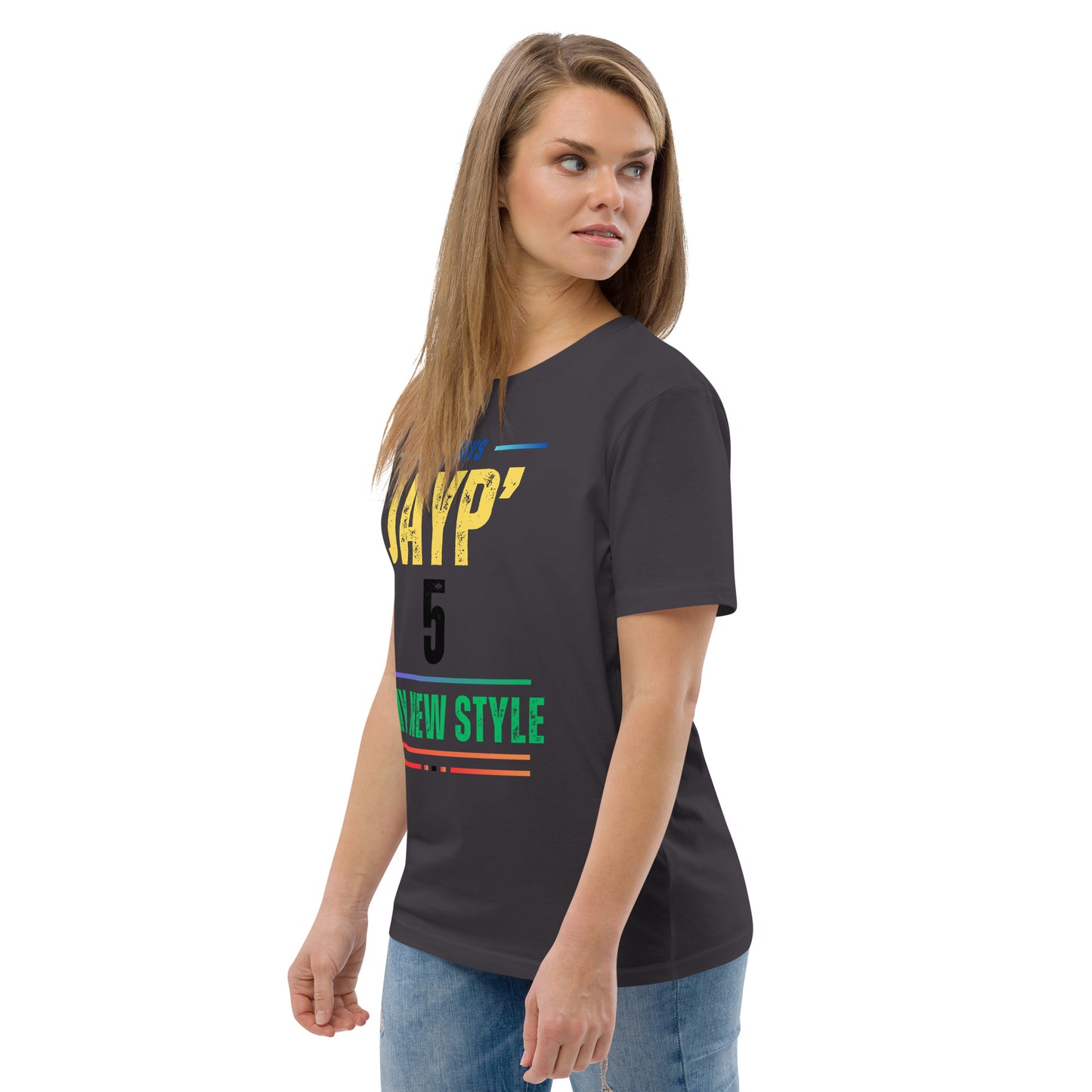Jayp'5 Collection new style: Unisex T-shirt in thick organic cotton GPF V5
