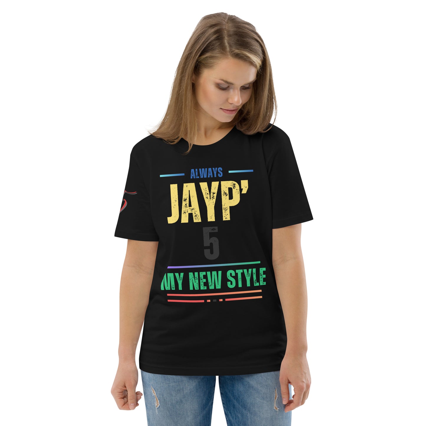 Jayp'5 Collection new style: Unisex T-shirt in thick organic cotton GPF V5
