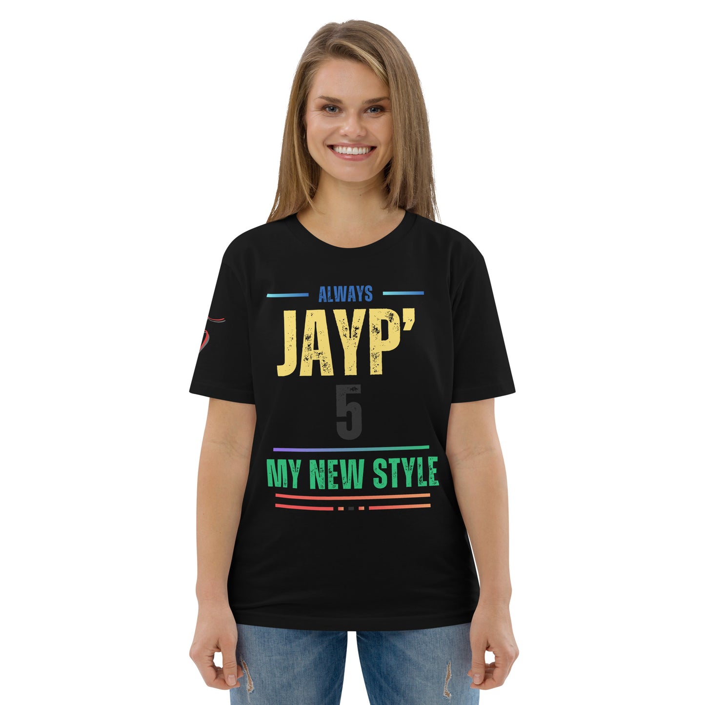 Jayp'5 Collection new style: Unisex T-shirt in thick organic cotton GPF V5