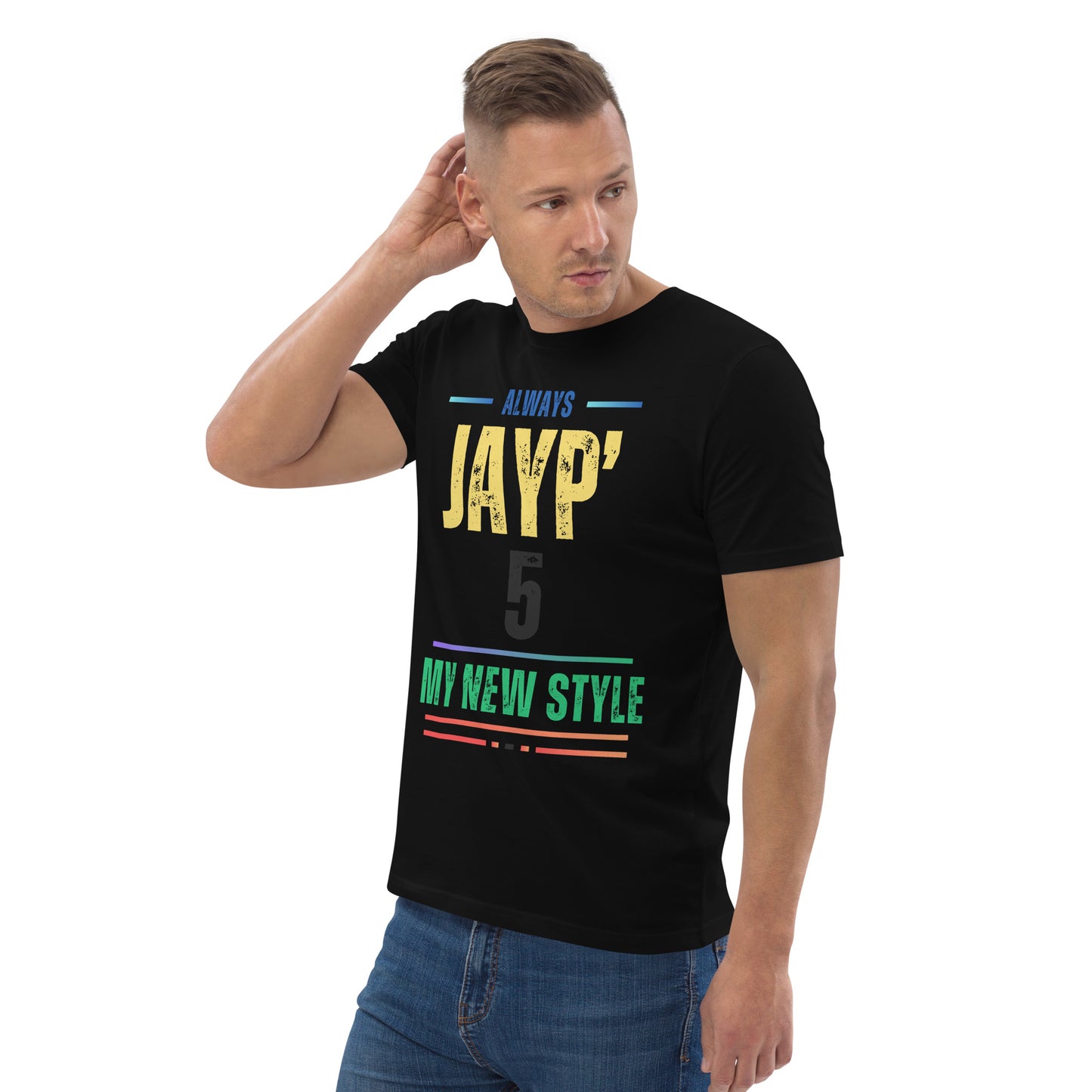 Jayp'5 Collection new style: Unisex T-shirt in thick organic cotton GPF V5