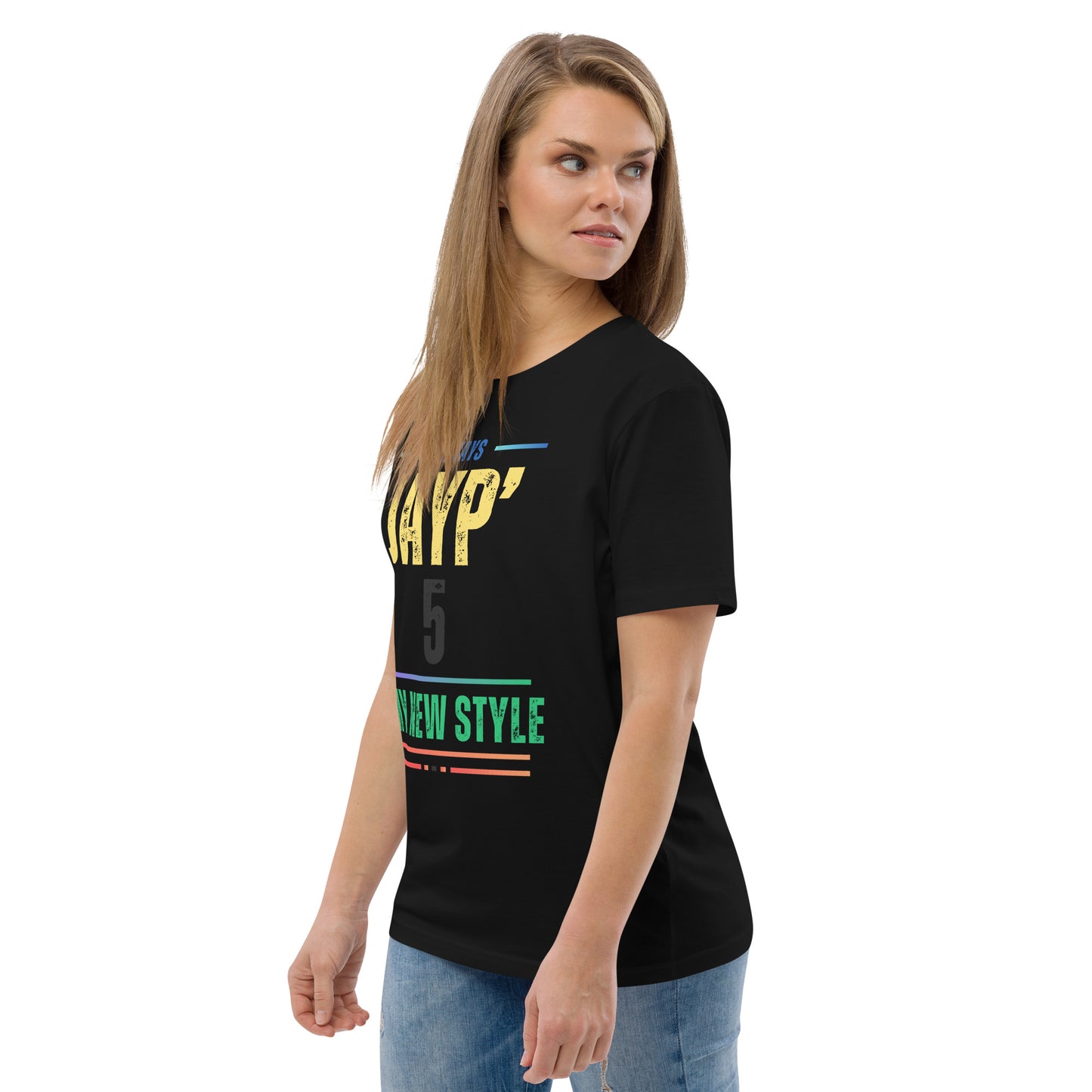 Jayp'5 Collection new style: Unisex T-shirt in thick organic cotton GPF V5