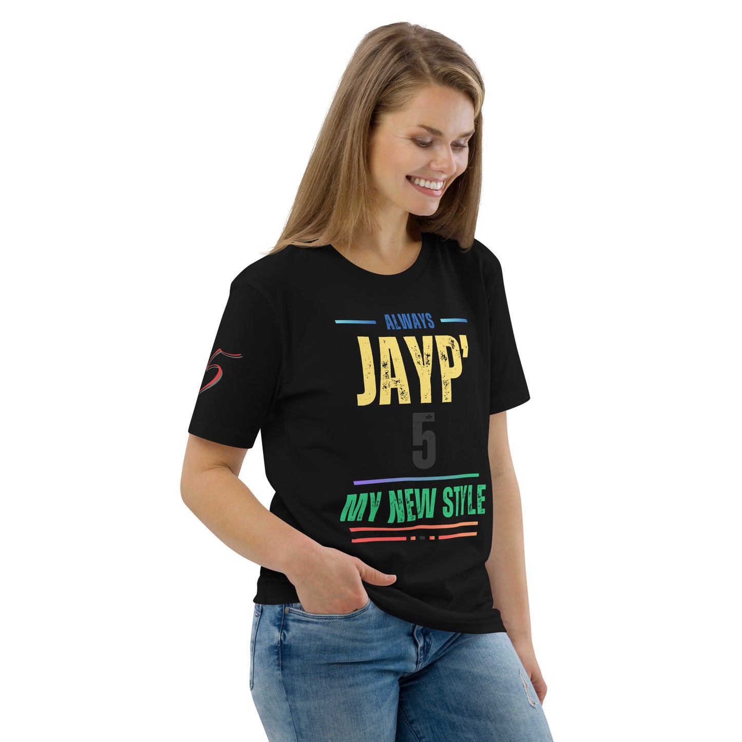 Jayp'5 Collection new style: Unisex T-shirt in thick organic cotton GPF V5