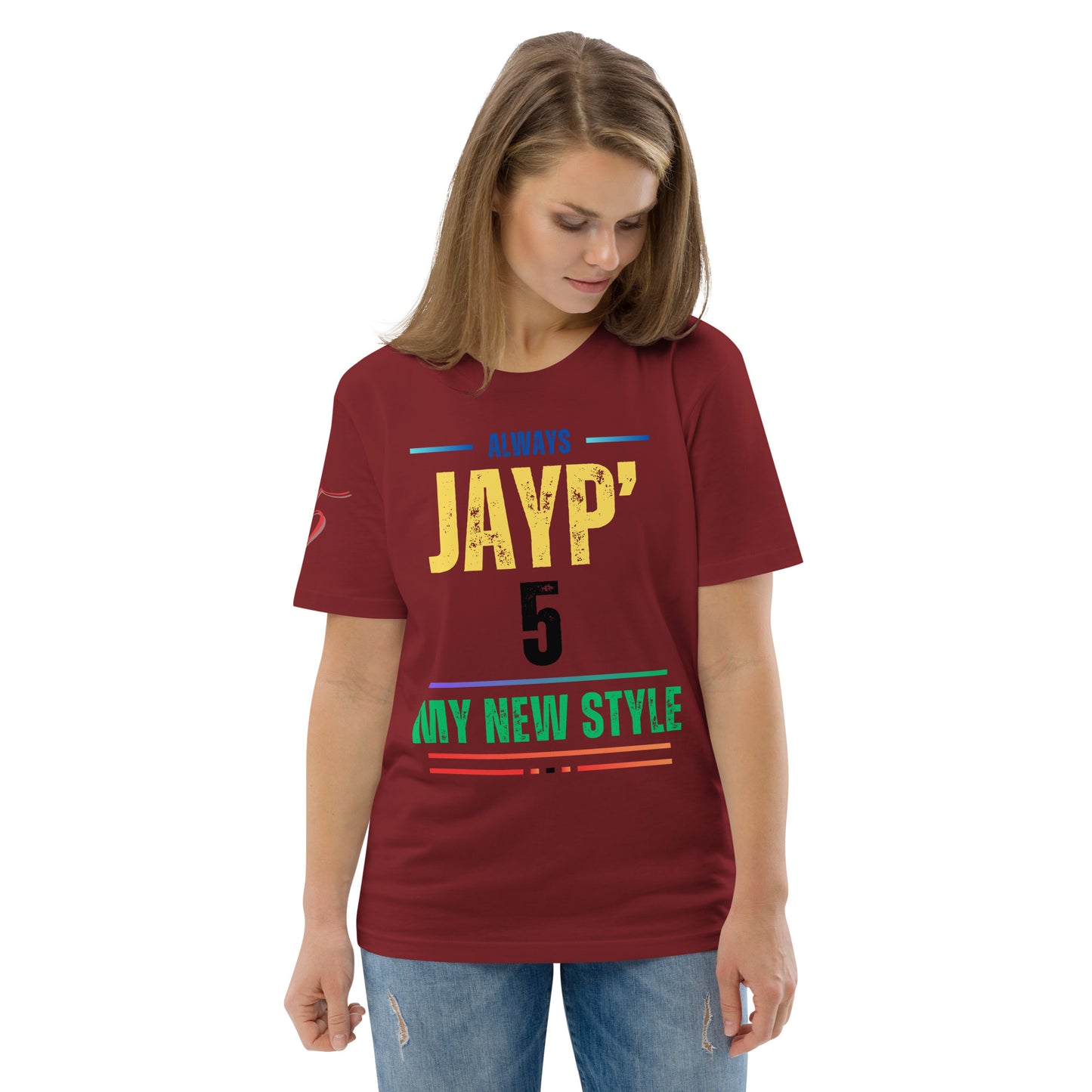 Jayp'5 Collection new style: Unisex T-shirt in thick organic cotton GPF V5