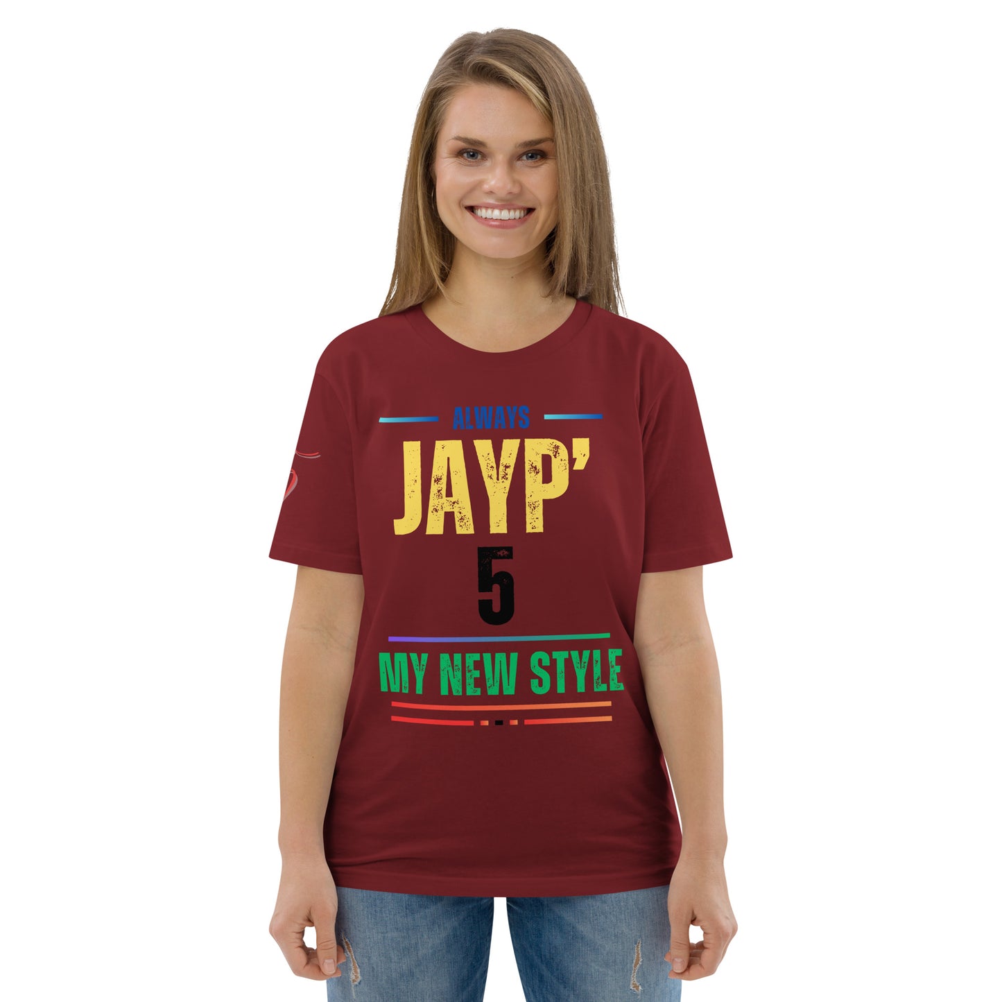 Jayp'5 Collection new style: Unisex T-shirt in thick organic cotton GPF V5