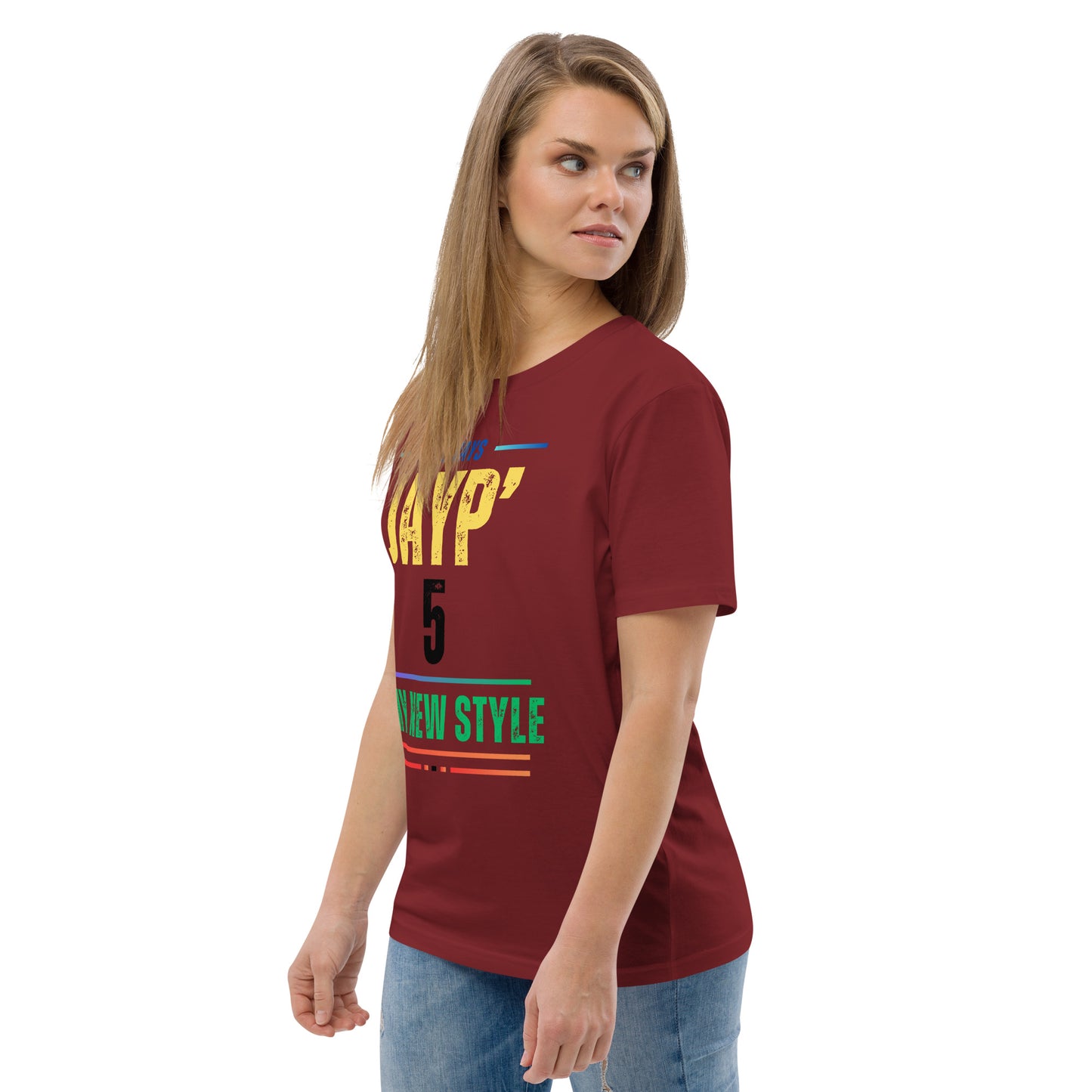 Jayp'5 Collection new style: Unisex T-shirt in thick organic cotton GPF V5