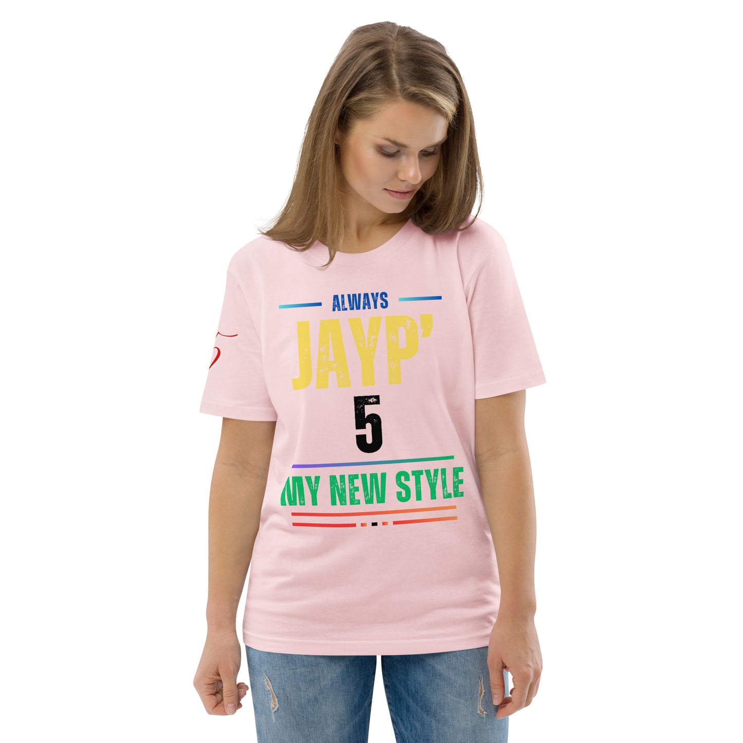 Jayp'5 Collection new style: Unisex T-shirt in thick organic cotton GPF V5