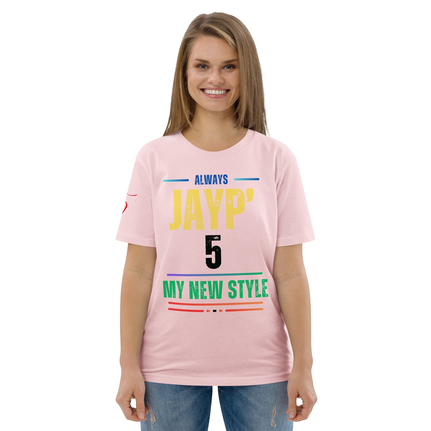 Jayp'5 Collection new style: Unisex T-shirt in thick organic cotton GPF V5