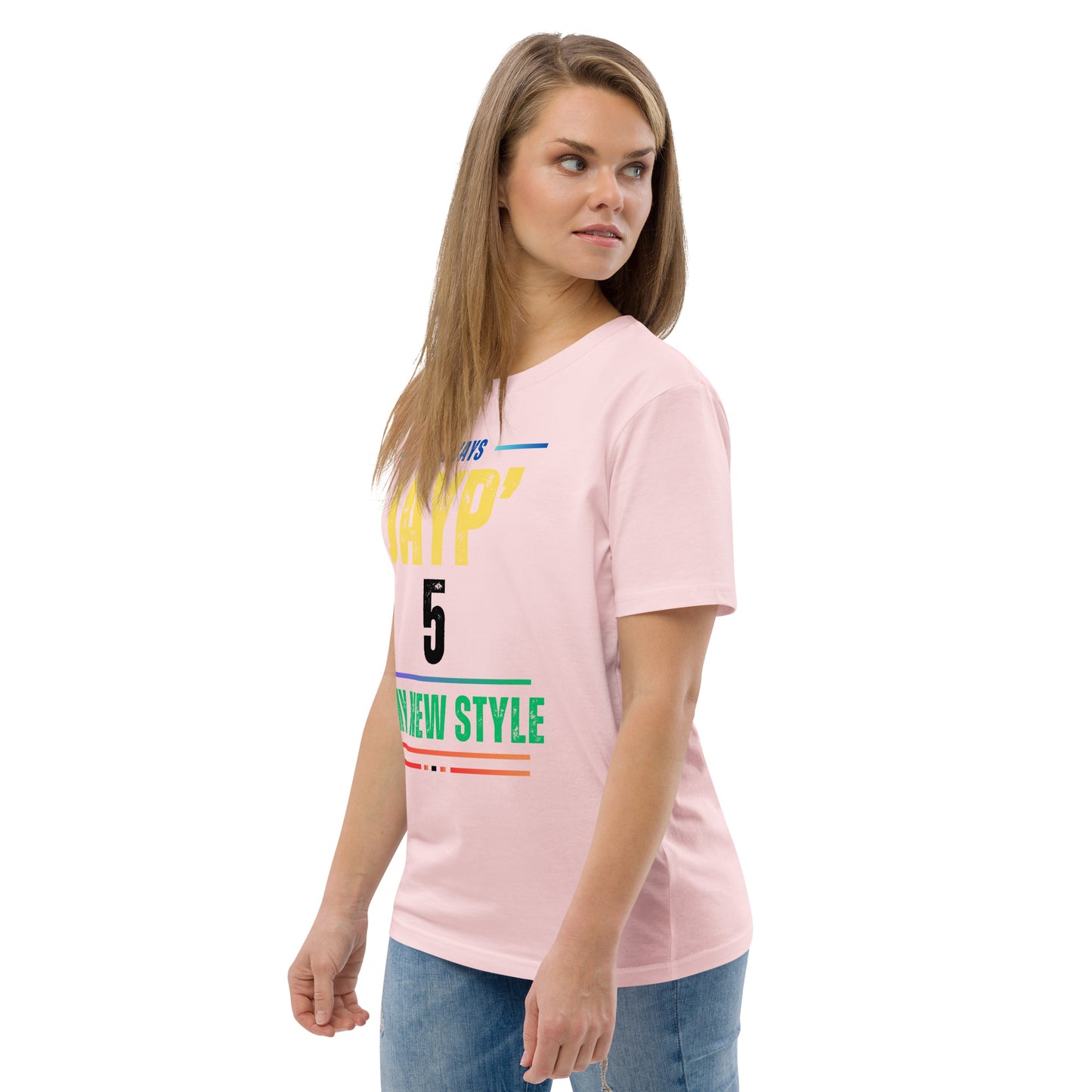 Jayp'5 Collection new style: Unisex T-shirt in thick organic cotton GPF V5