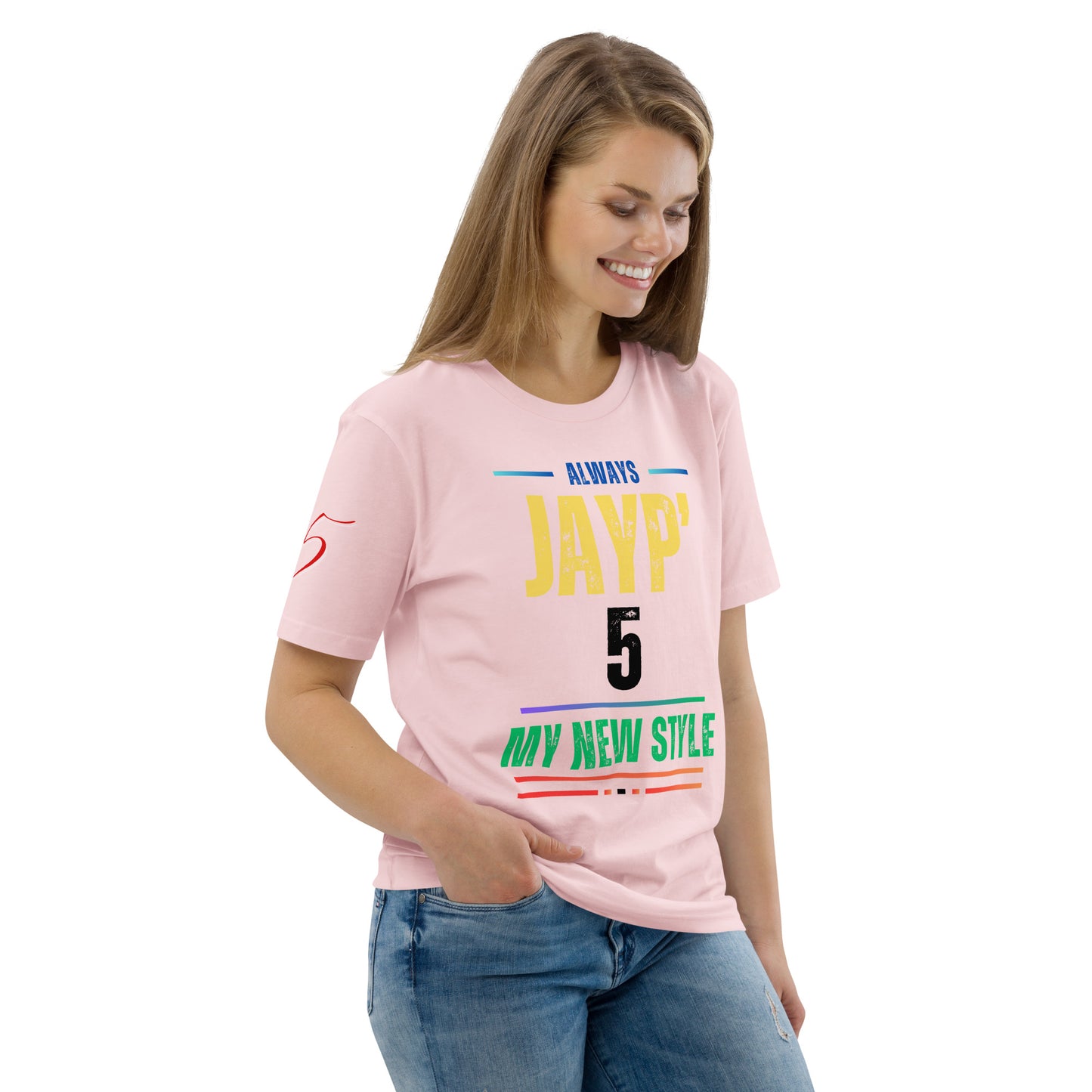 Jayp'5 Collection new style: Unisex T-shirt in thick organic cotton GPF V5