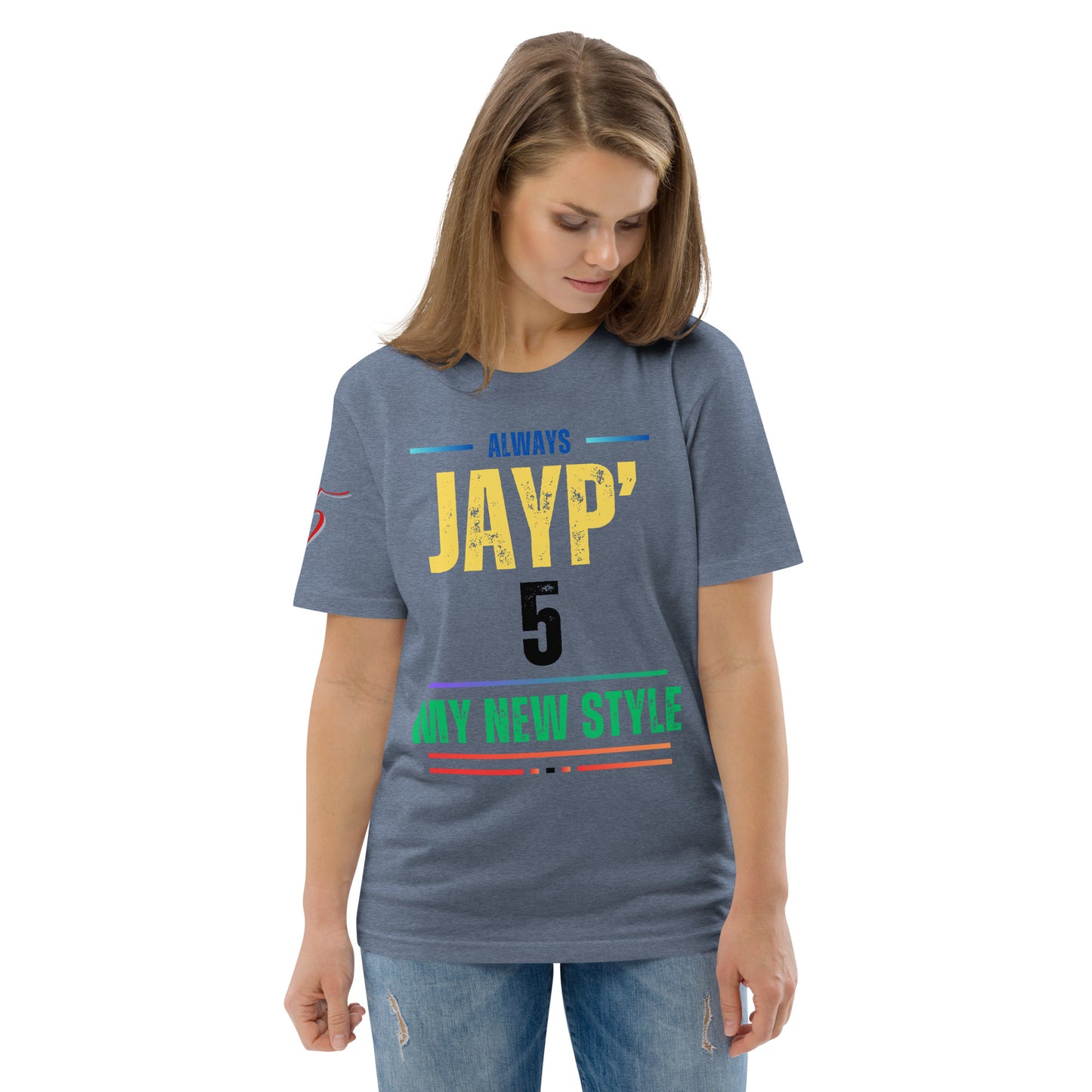 Jayp'5 Collection new style: Unisex T-shirt in thick organic cotton GPF V5