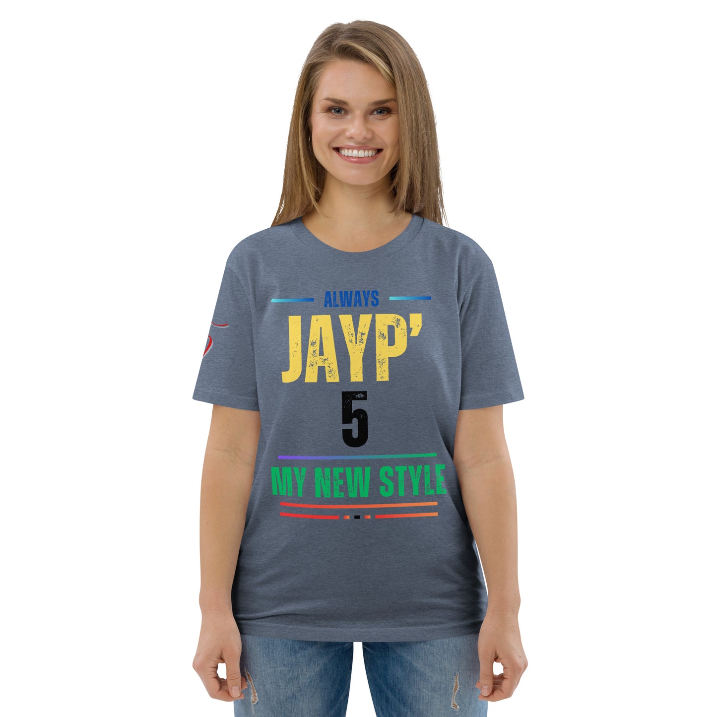 Jayp'5 Collection new style: Unisex T-shirt in thick organic cotton GPF V5