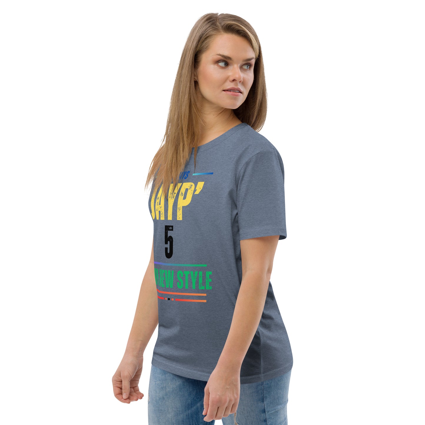 Jayp'5 Collection new style: Unisex T-shirt in thick organic cotton GPF V5