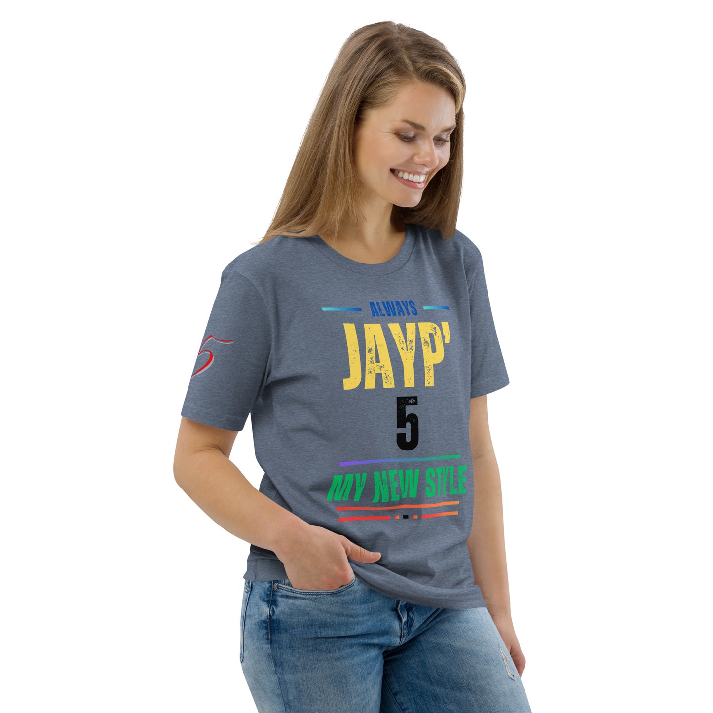 Jayp'5 Collection new style: Unisex T-shirt in thick organic cotton GPF V5