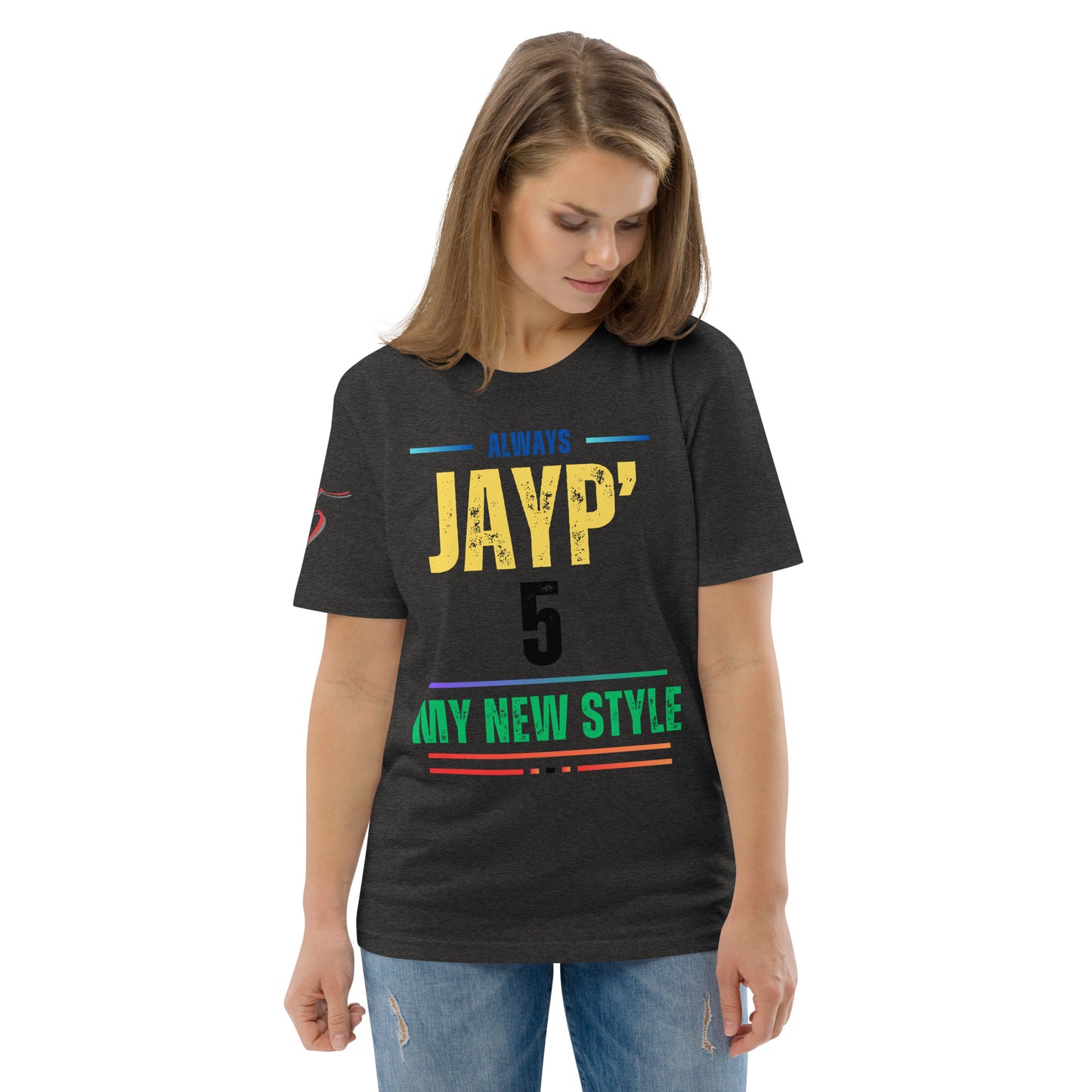 Jayp'5 Collection new style: Unisex T-shirt in thick organic cotton GPF V5