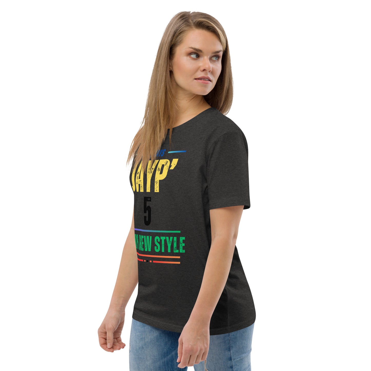 Jayp'5 Collection new style: Unisex T-shirt in thick organic cotton GPF V5