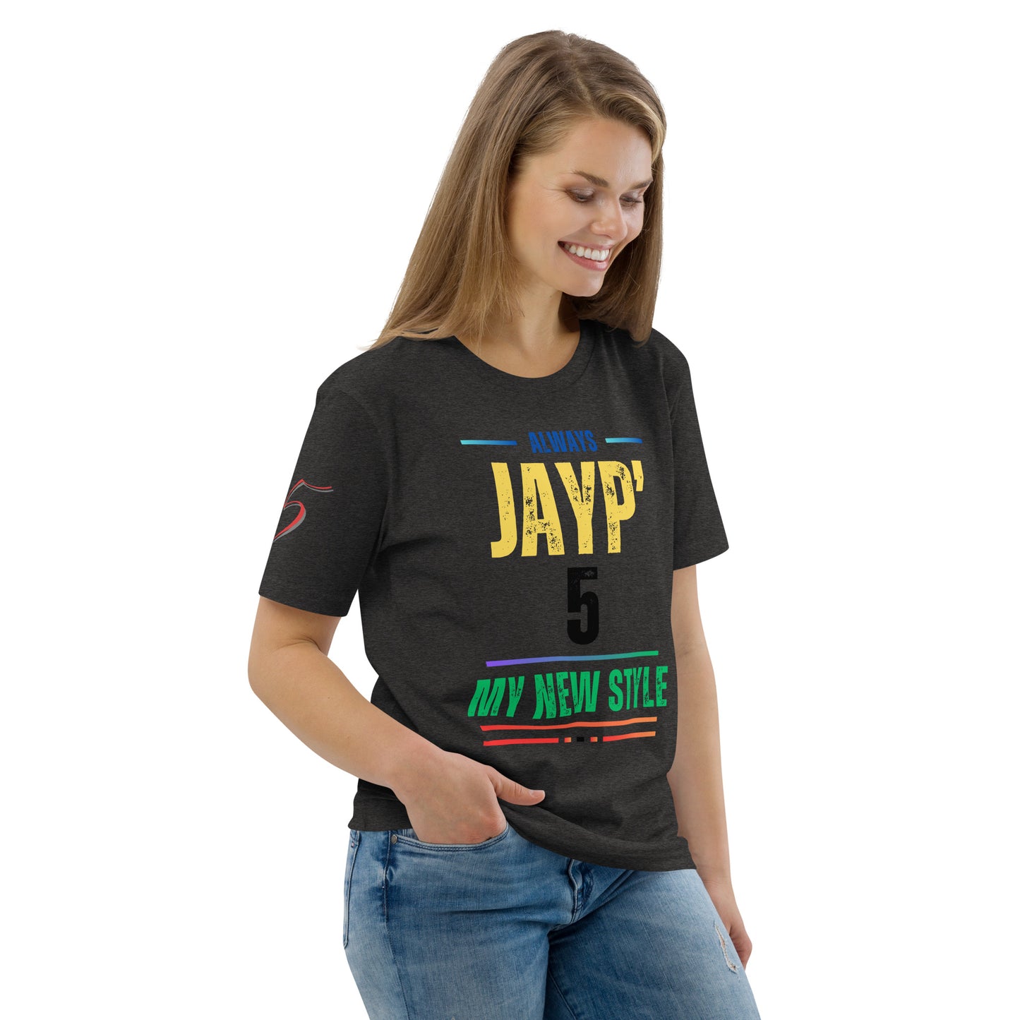 Jayp'5 Collection new style: Unisex T-shirt in thick organic cotton GPF V5