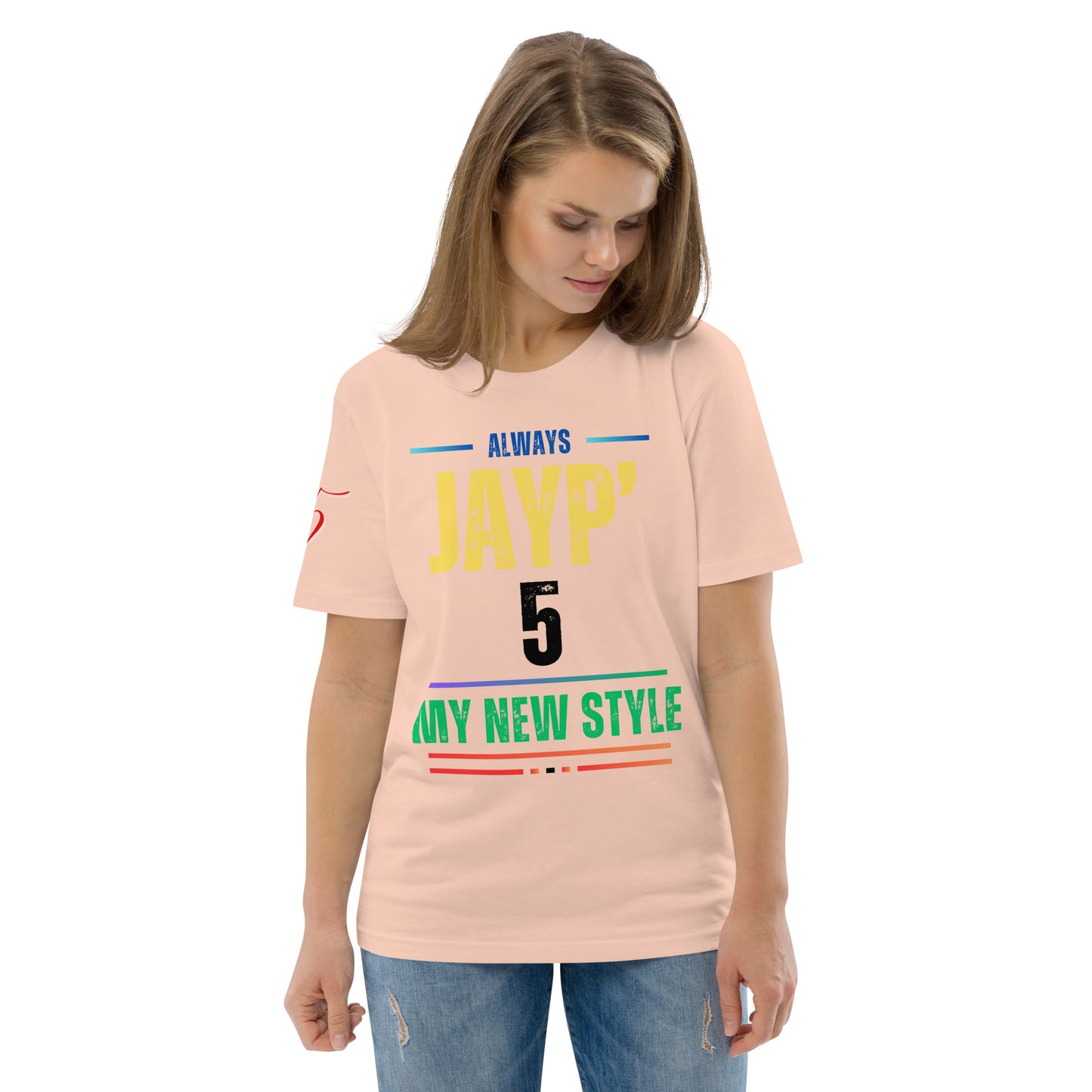 Jayp'5 Collection new style: Unisex T-shirt in thick organic cotton GPF V5