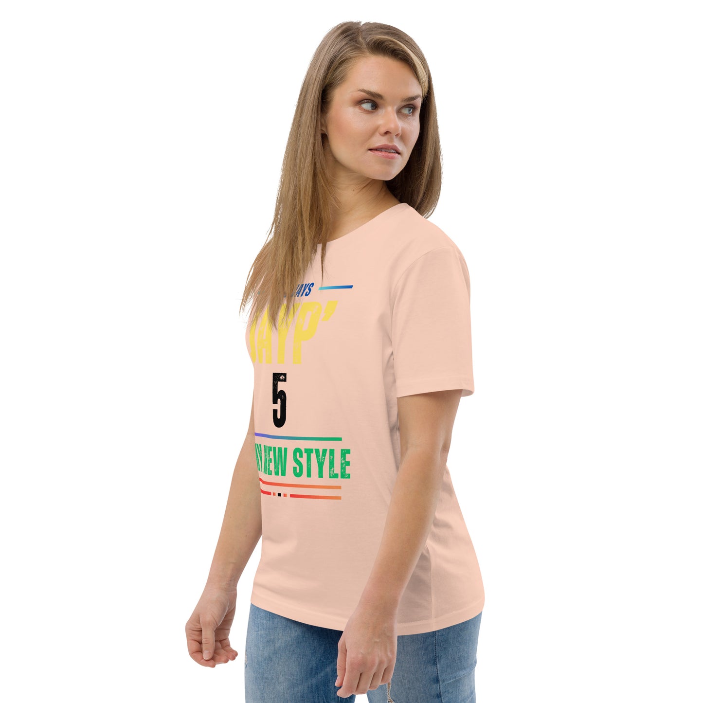 Jayp'5 Collection new style: Unisex T-shirt in thick organic cotton GPF V5