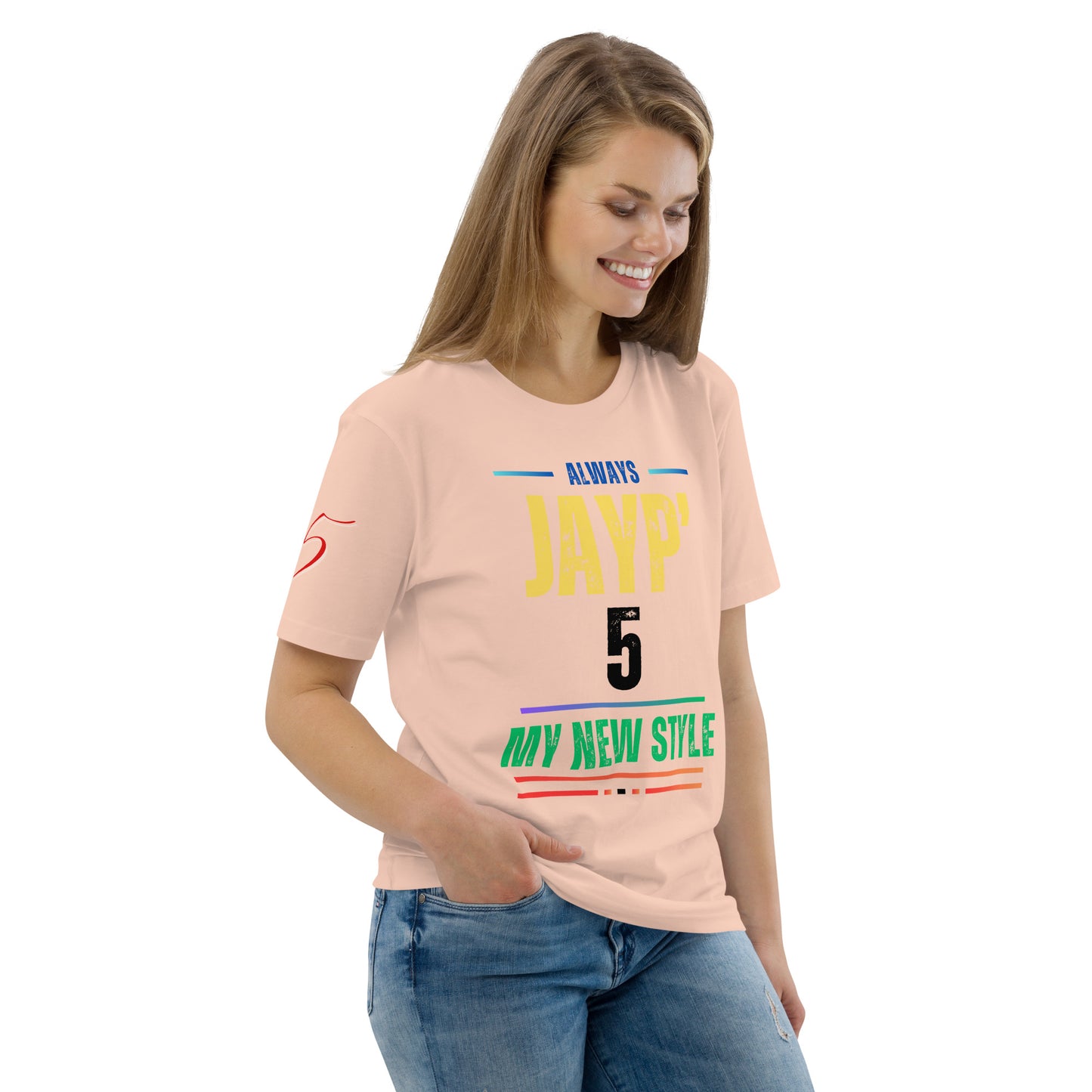 Jayp'5 Collection new style: Unisex T-shirt in thick organic cotton GPF V5