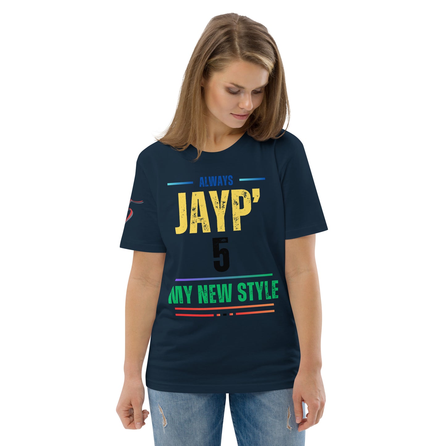 Jayp'5 Collection new style: Unisex T-shirt in thick organic cotton GPF V5