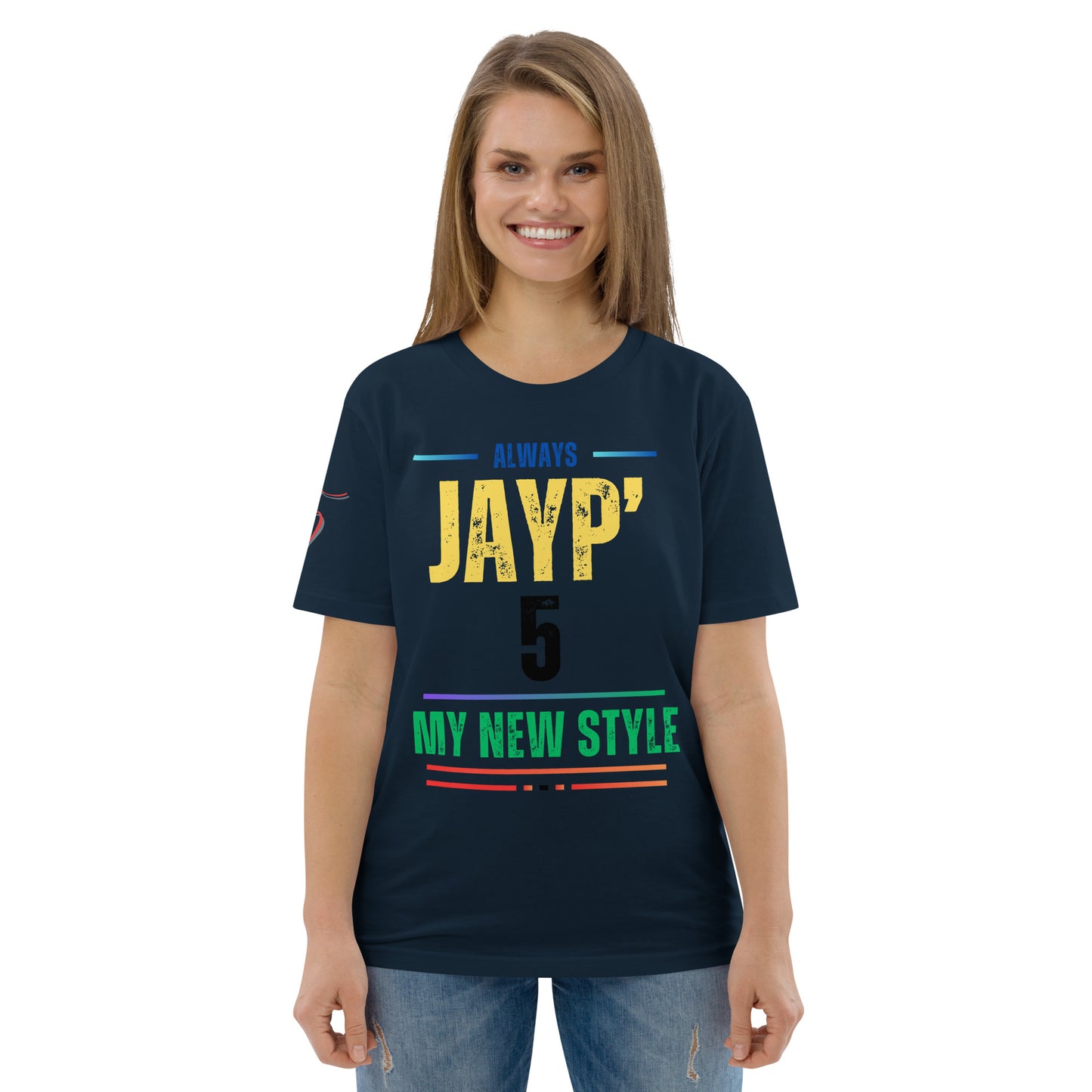 Jayp'5 Collection new style: Unisex T-shirt in thick organic cotton GPF V5