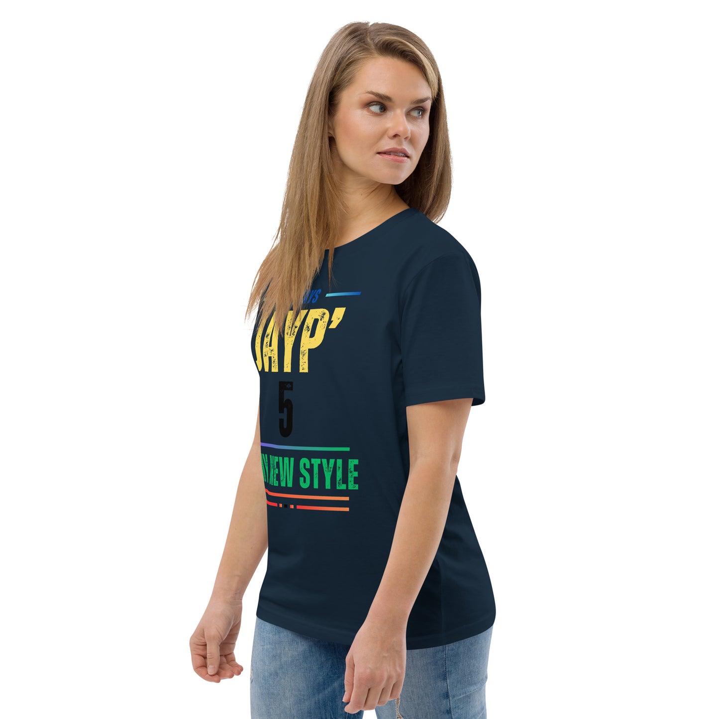 Jayp'5 Collection new style: Unisex T-shirt in thick organic cotton GPF V5
