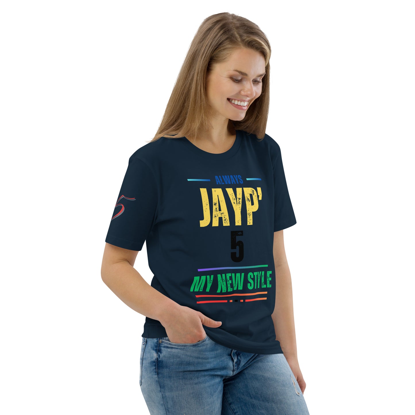 Jayp'5 Collection new style: Unisex T-shirt in thick organic cotton GPF V5