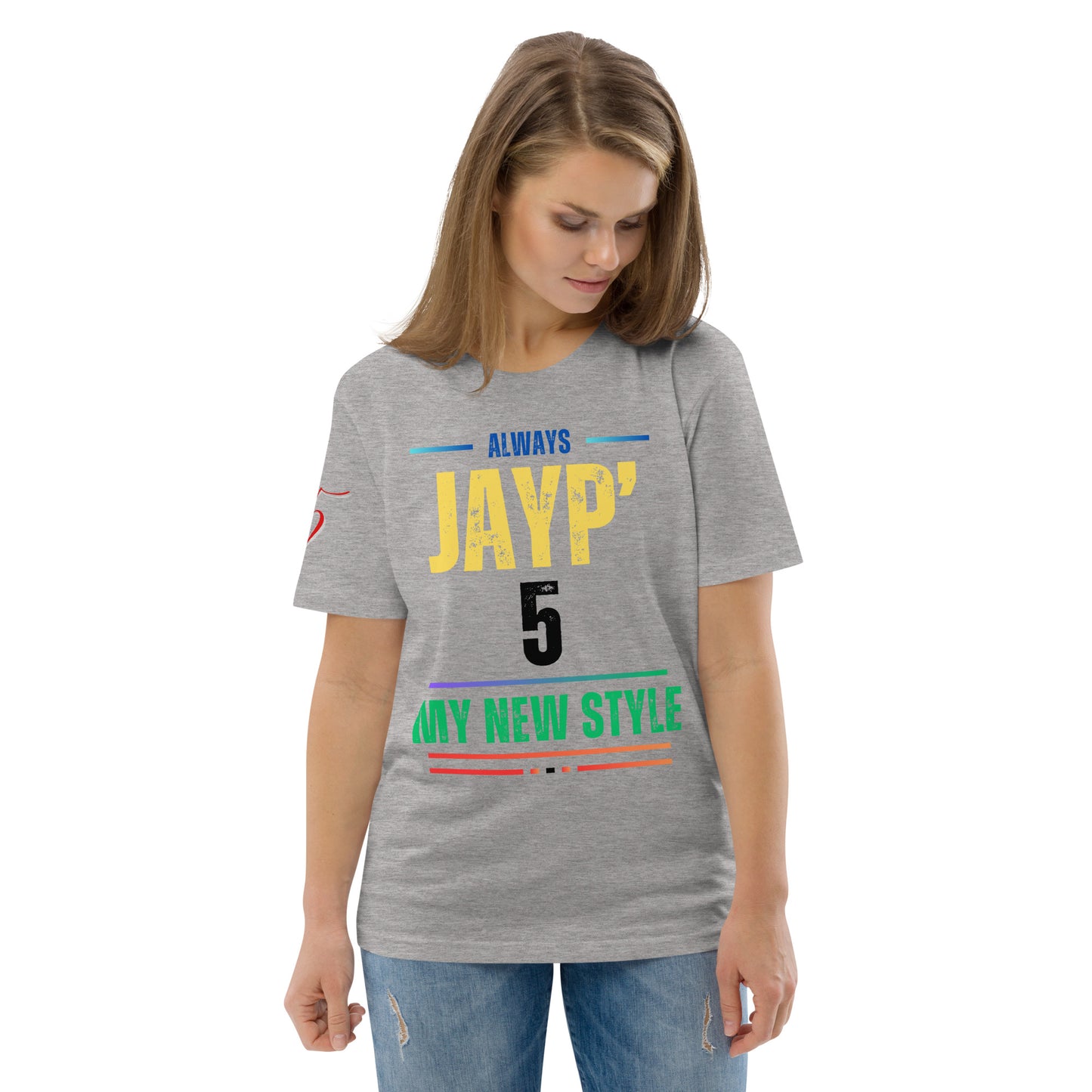 Jayp'5 Collection new style: Unisex T-shirt in thick organic cotton GPF V5