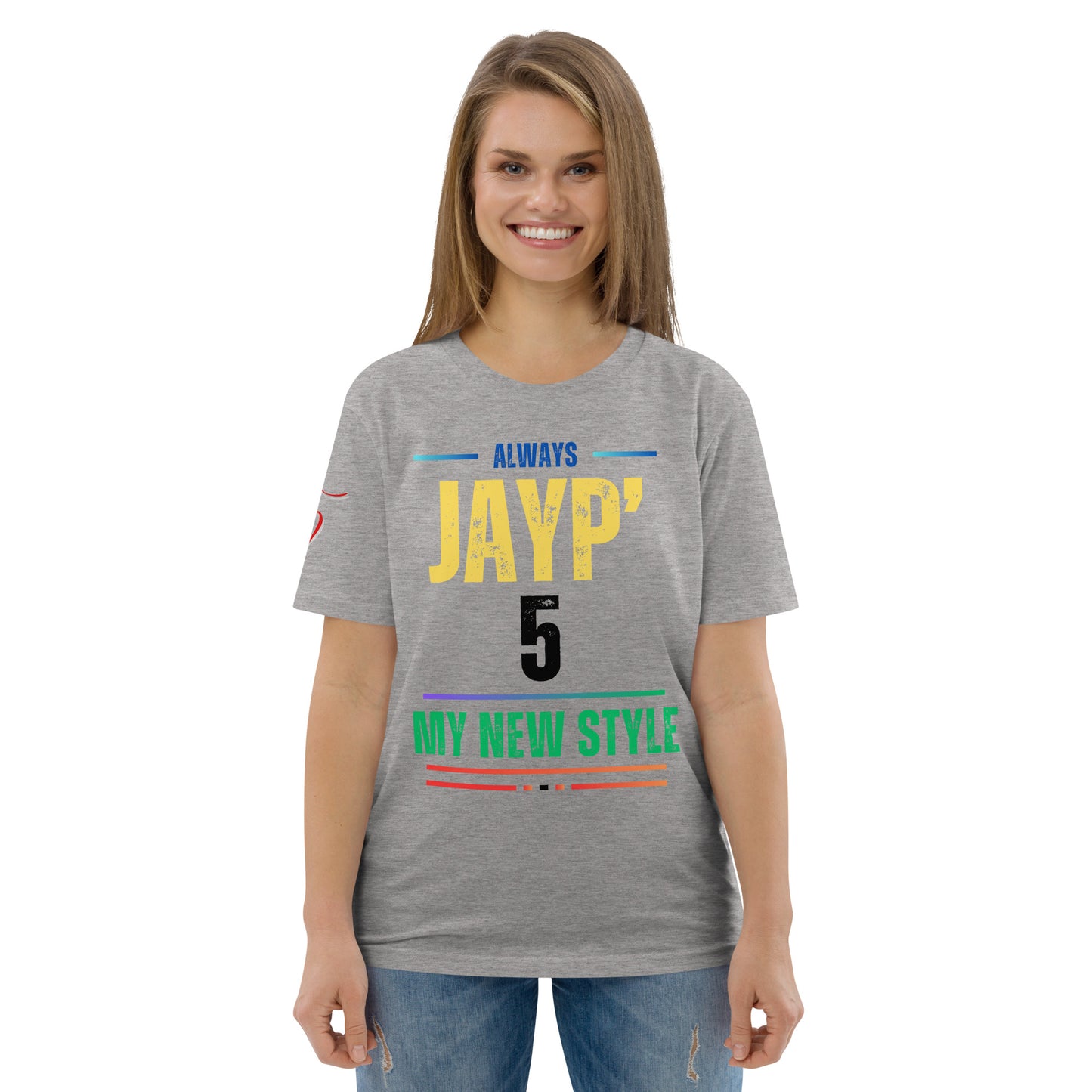 Jayp'5 Collection new style: Unisex T-shirt in thick organic cotton GPF V5