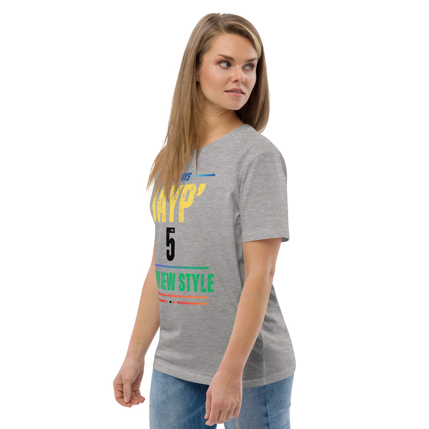 Jayp'5 Collection new style: Unisex T-shirt in thick organic cotton GPF V5