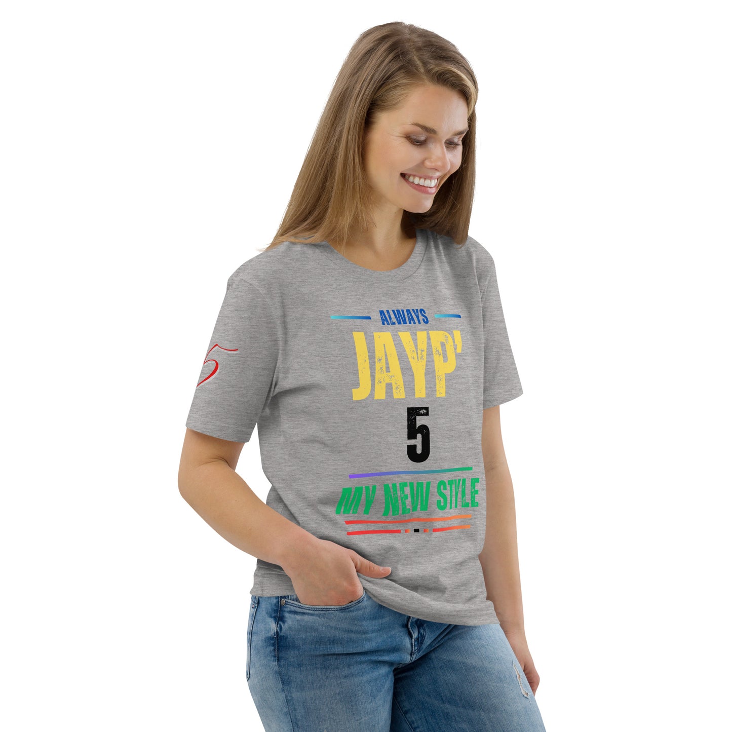 Jayp'5 Collection new style: Unisex T-shirt in thick organic cotton GPF V5