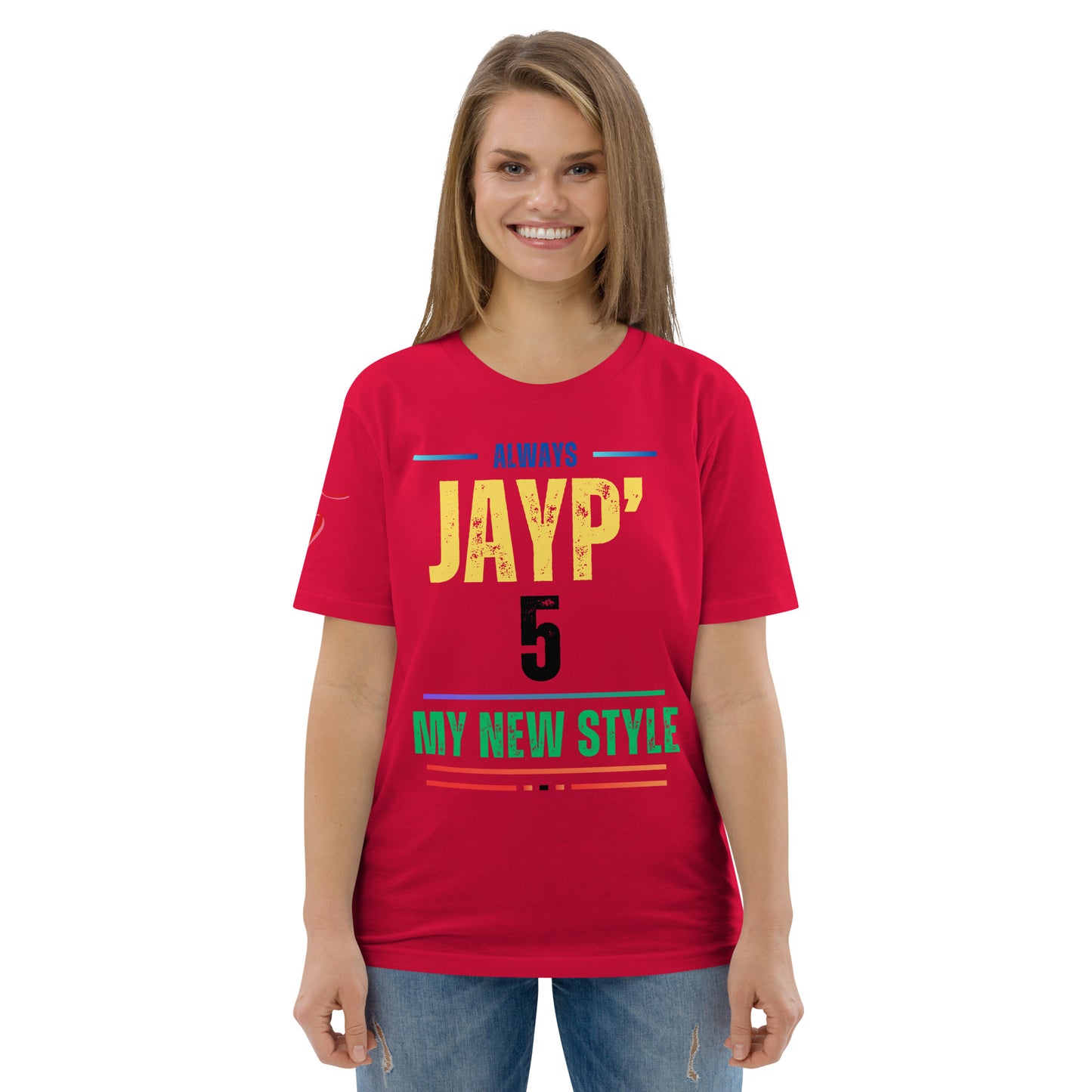 Jayp'5 Collection new style: Unisex T-shirt in thick organic cotton GPF V5
