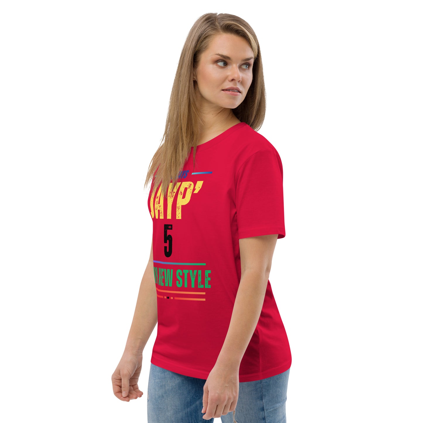 Jayp'5 Collection new style: Unisex T-shirt in thick organic cotton GPF V5