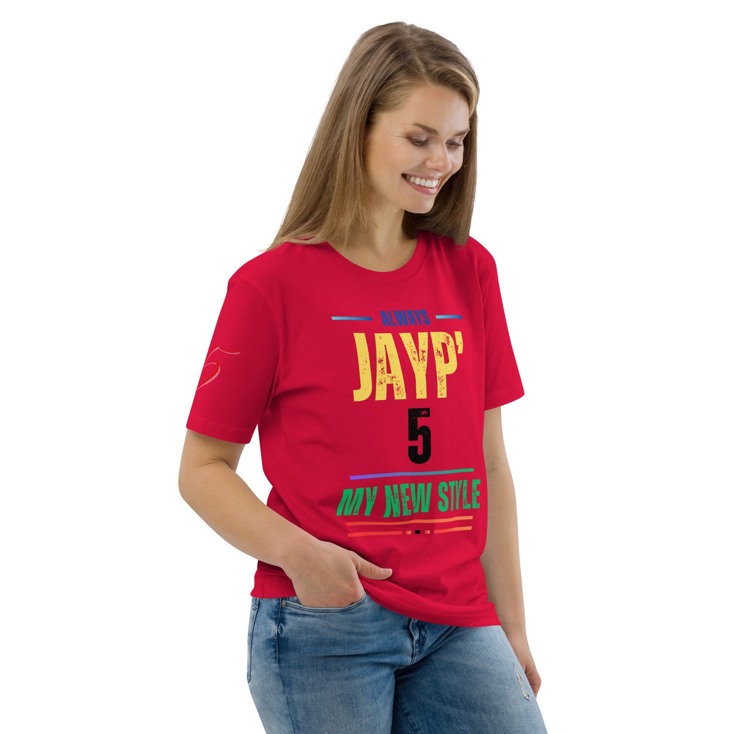 Jayp'5 Collection new style: Unisex T-shirt in thick organic cotton GPF V5
