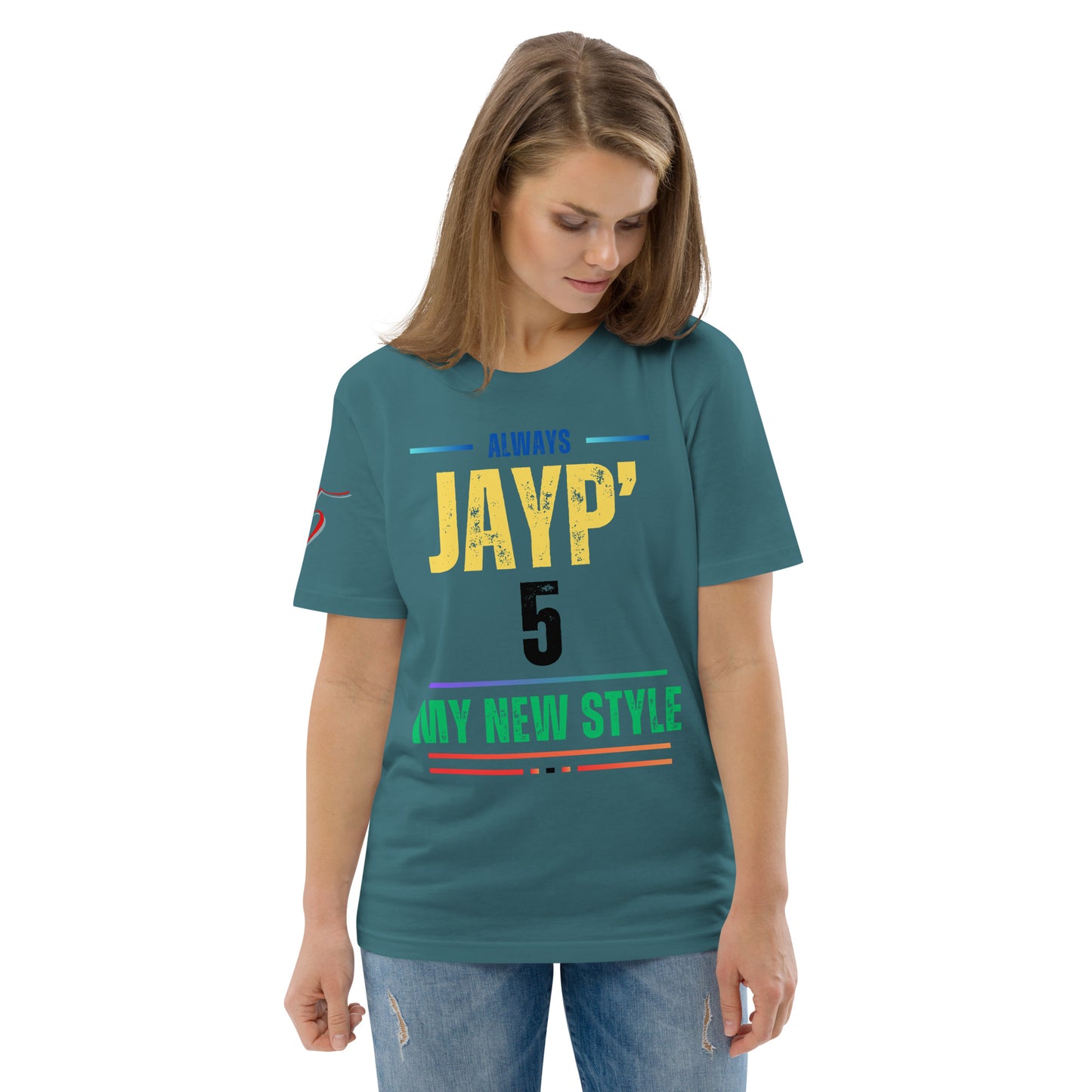 Jayp'5 Collection new style: Unisex T-shirt in thick organic cotton GPF V5