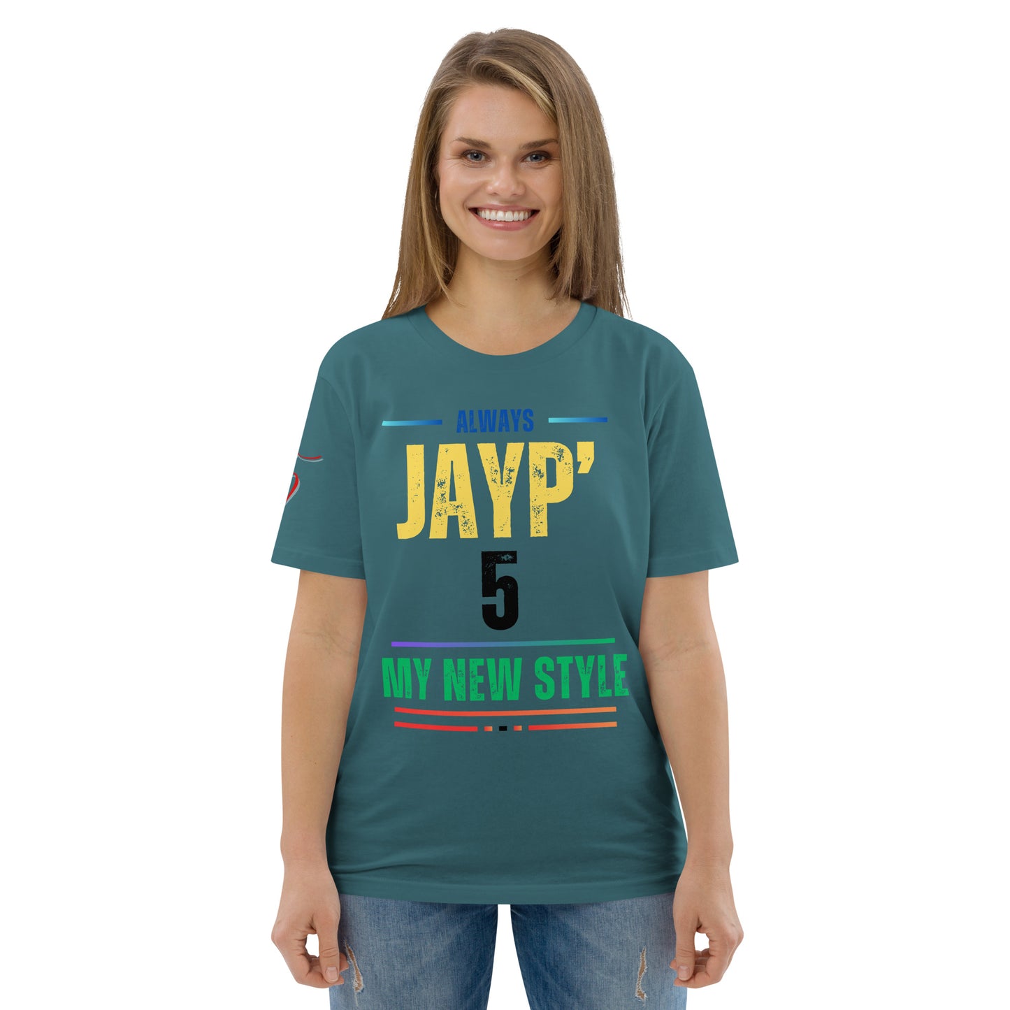 Jayp'5 Collection new style: Unisex T-shirt in thick organic cotton GPF V5