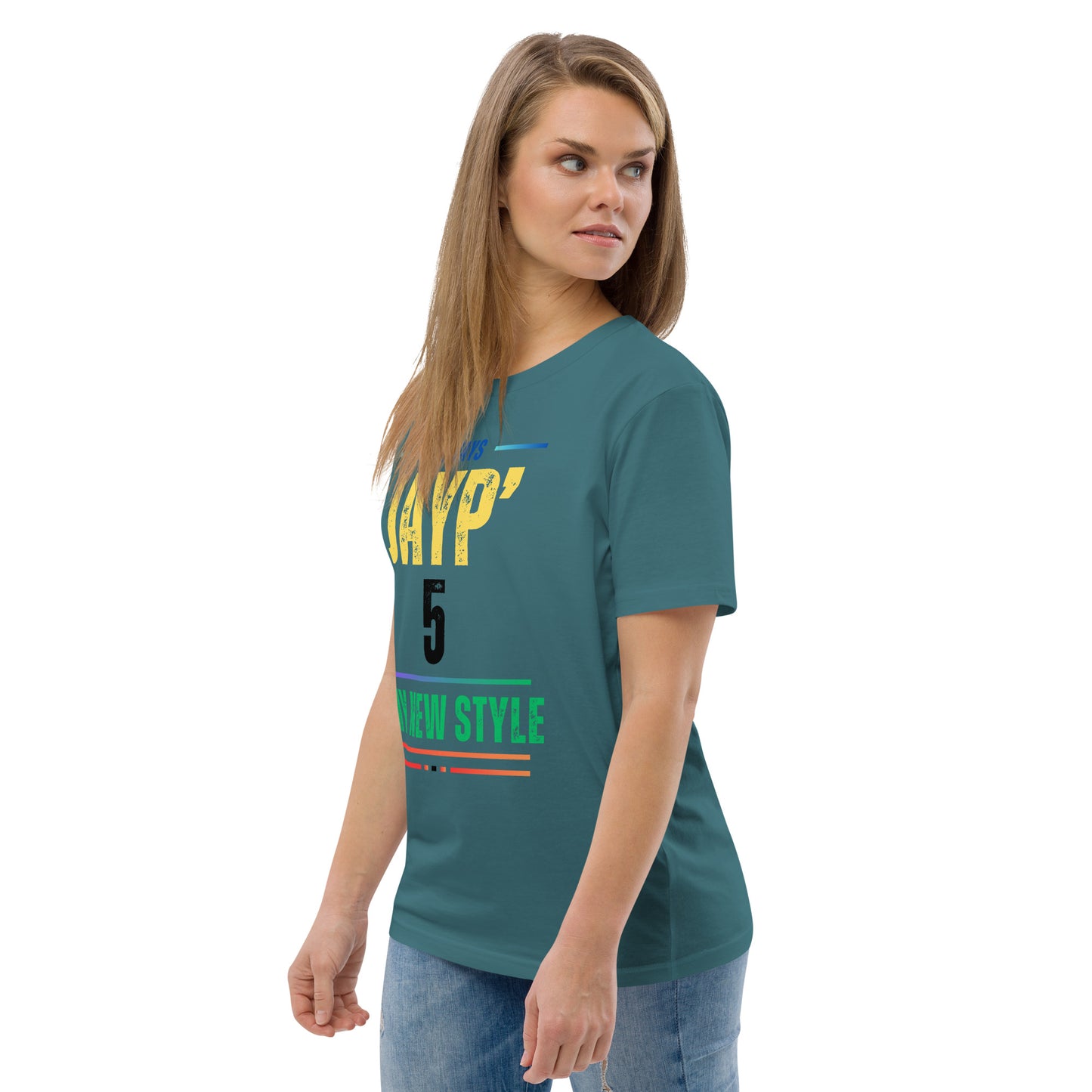Jayp'5 Collection new style: Unisex T-shirt in thick organic cotton GPF V5