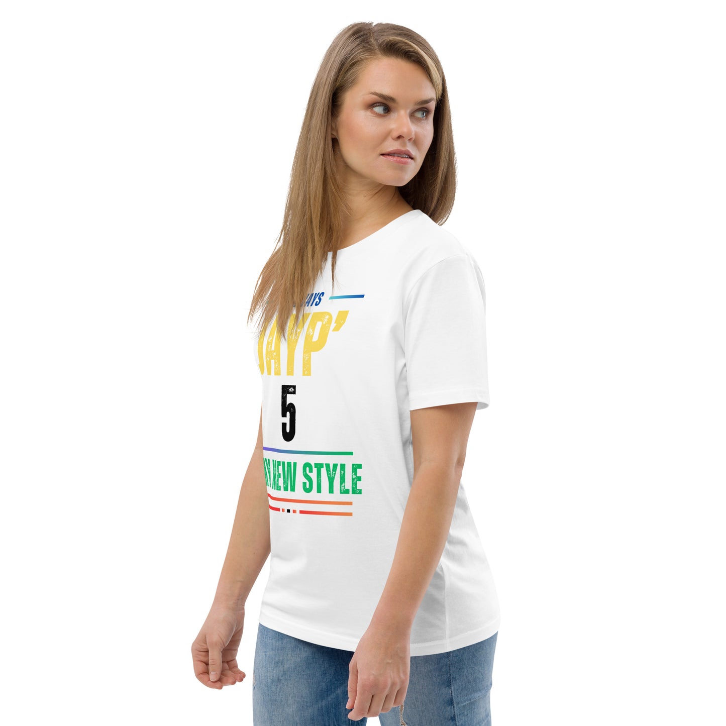 Jayp'5 Collection new style: Unisex T-shirt in thick organic cotton GPF V5