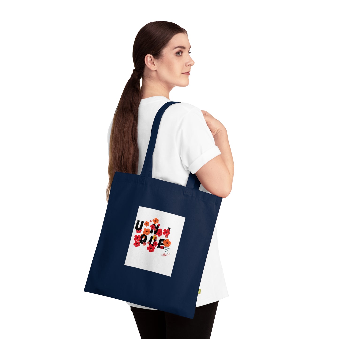 Jayp'5 Organic Cotton flowers 3 Tote Bag