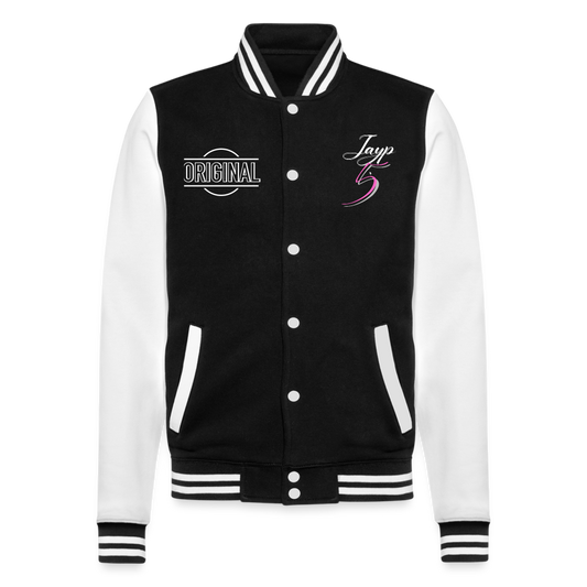 Jayp'5 Veste Baseball old school GSP V16 - noir/blanc