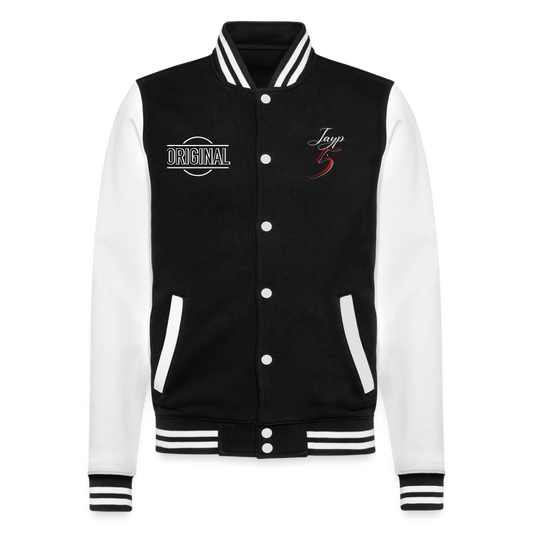 Jayp'5 Veste Baseball old school GSP V12 - noir/blanc