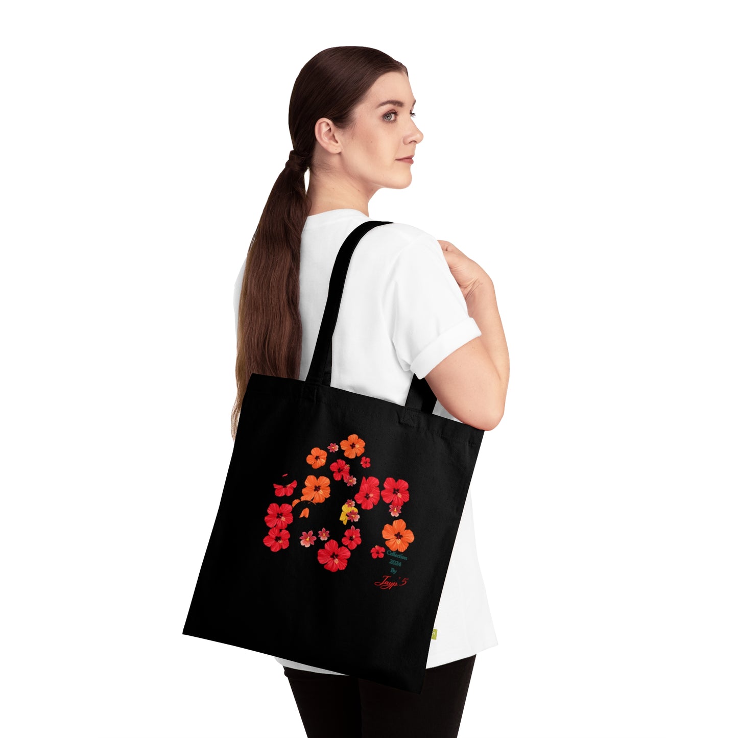 Jayp'5 Organic Cotton flowers 1 Tote Bag