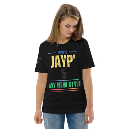 Jayp'5 Collection new style: Unisex T-shirt in thick organic cotton GPF V5
