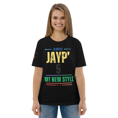 Jayp'5 Collection new style: Unisex T-shirt in thick organic cotton GPF V5